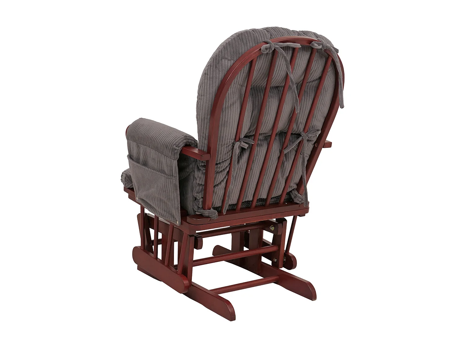 Fauteuil de relaxation MCW-C76,  gris foncé Bâti foncé