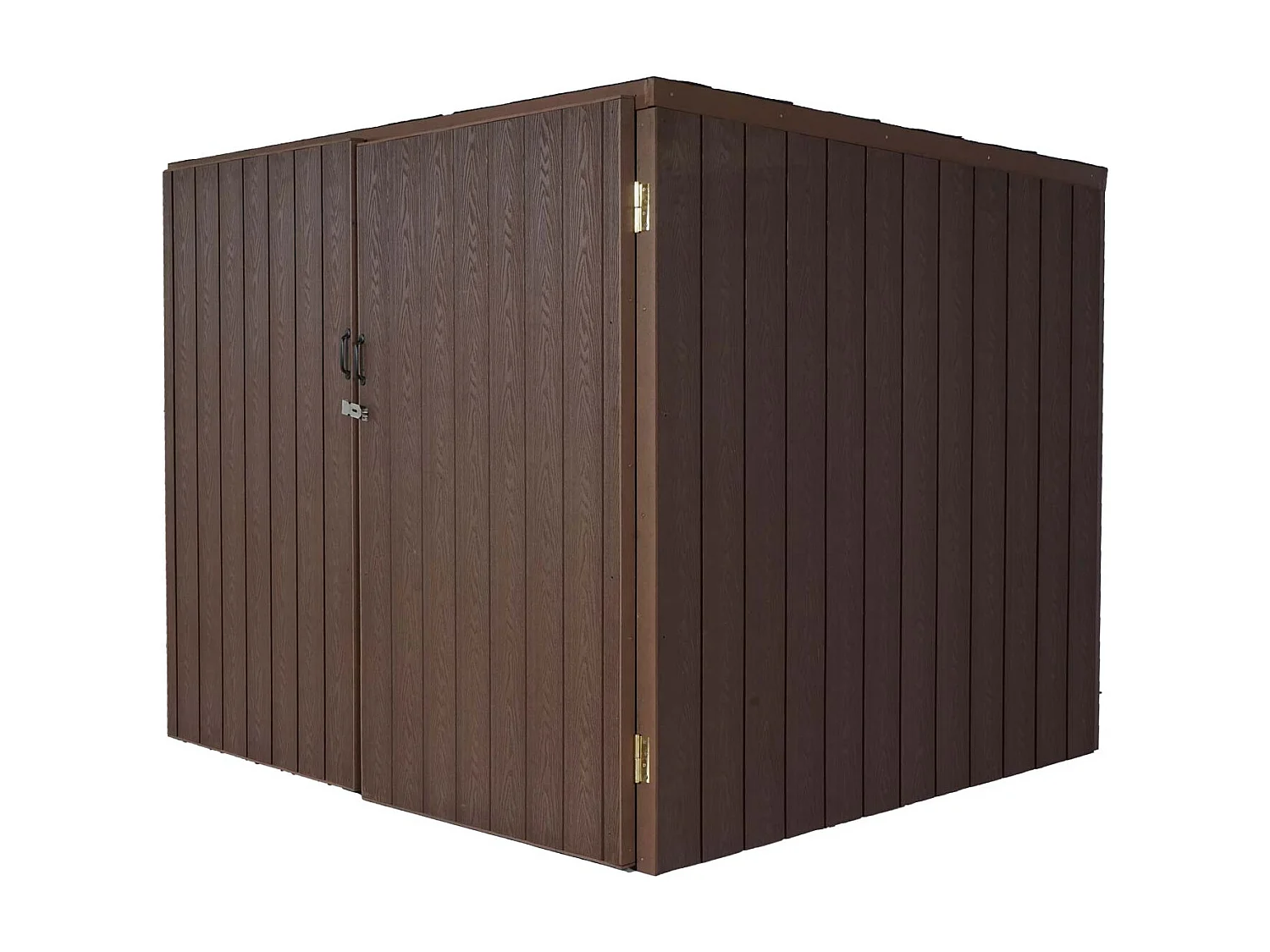 Cykelgarage MCW-J29 (til 4 cykler),  4 cykler, 172x213x160 cm, brun