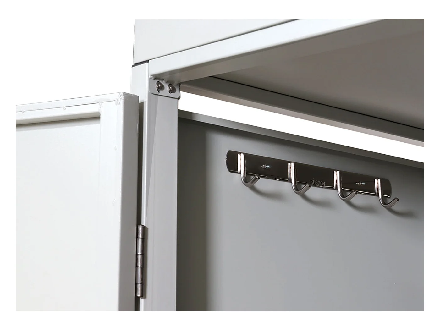 Garage voor 4 fietsen Plantenbak MCW-L56b,  lichtgrijs