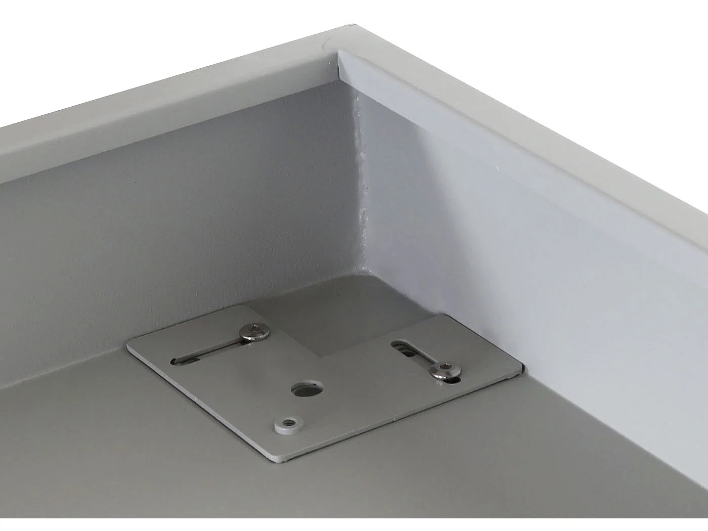 Garage armadio per 4 biciclette con serratura e fioriera MCW-L56b ferro acciaio zincato 126x220x210cm grigio