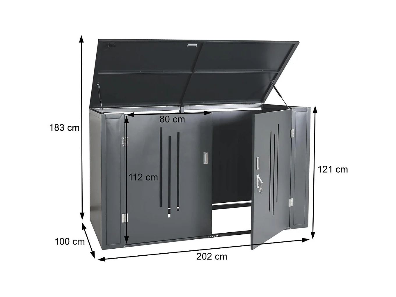 Garaż na 2 rowery MCW-K64