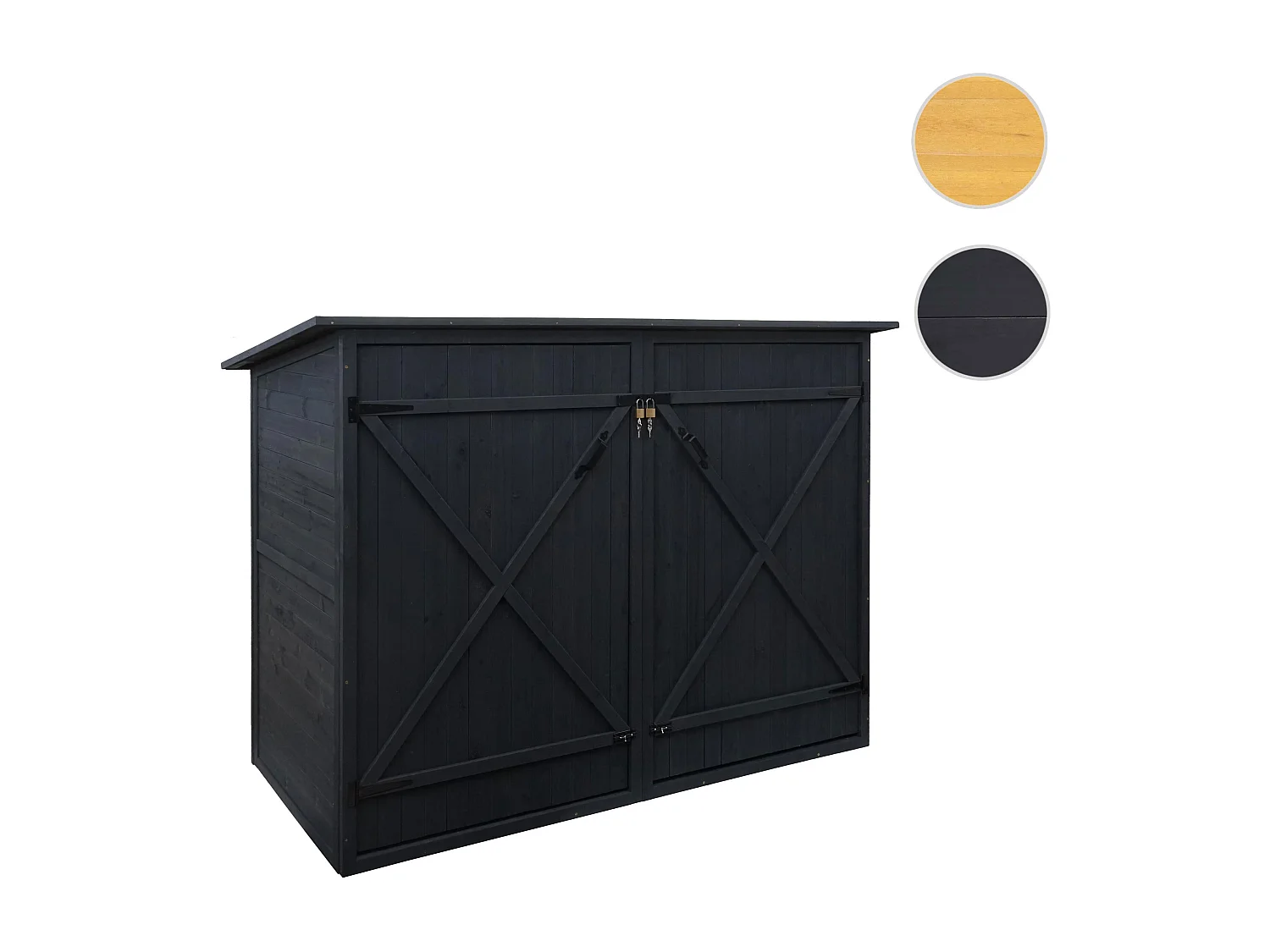 1er-Fahrradgarage MCW-H60, Anthrazit