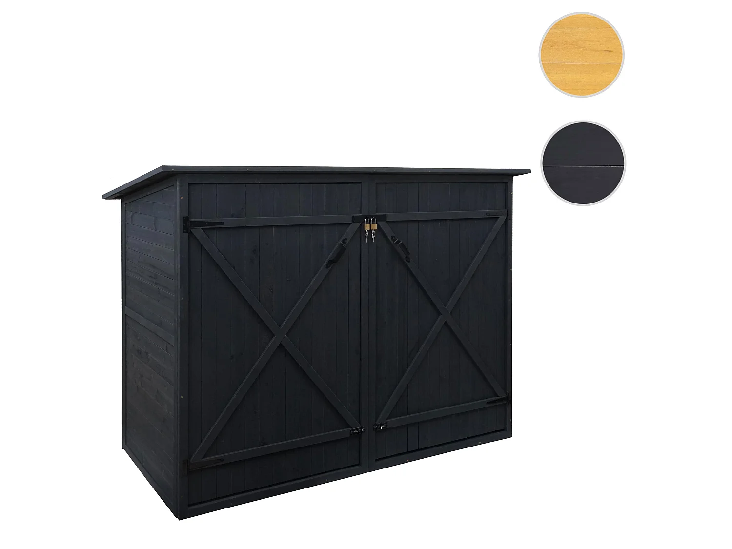 Fietsenstalling voor 1 fiets MCW-H60,  antraciet