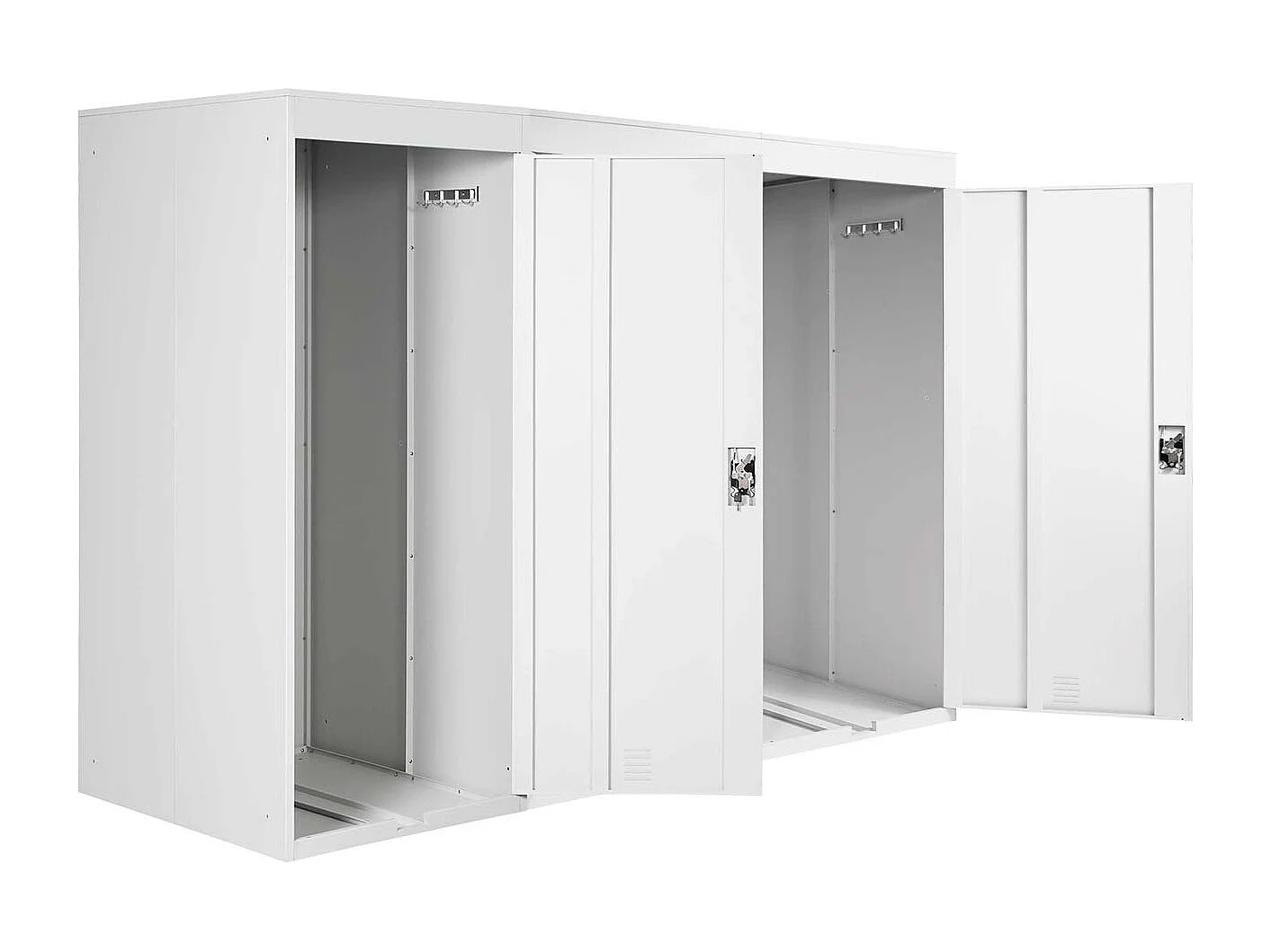 Garaż na 3 rowery MCW-H66,  jasnoszary