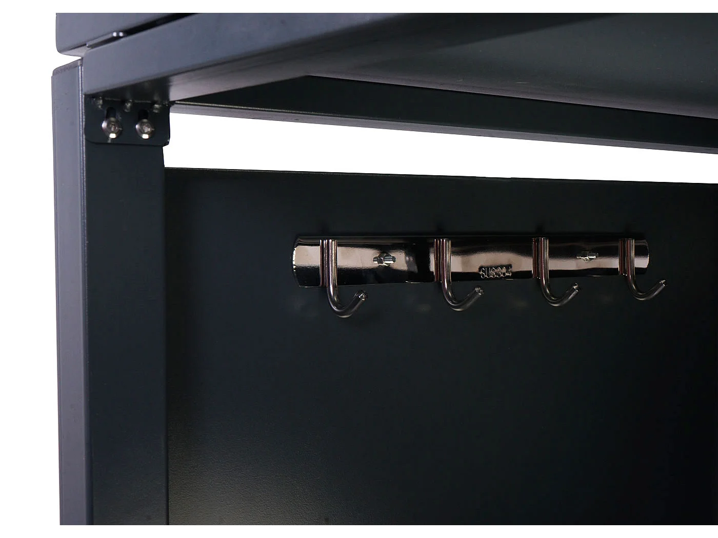 Garage voor 2 fietsen Plantenbak MCW-L56b,  antraciet