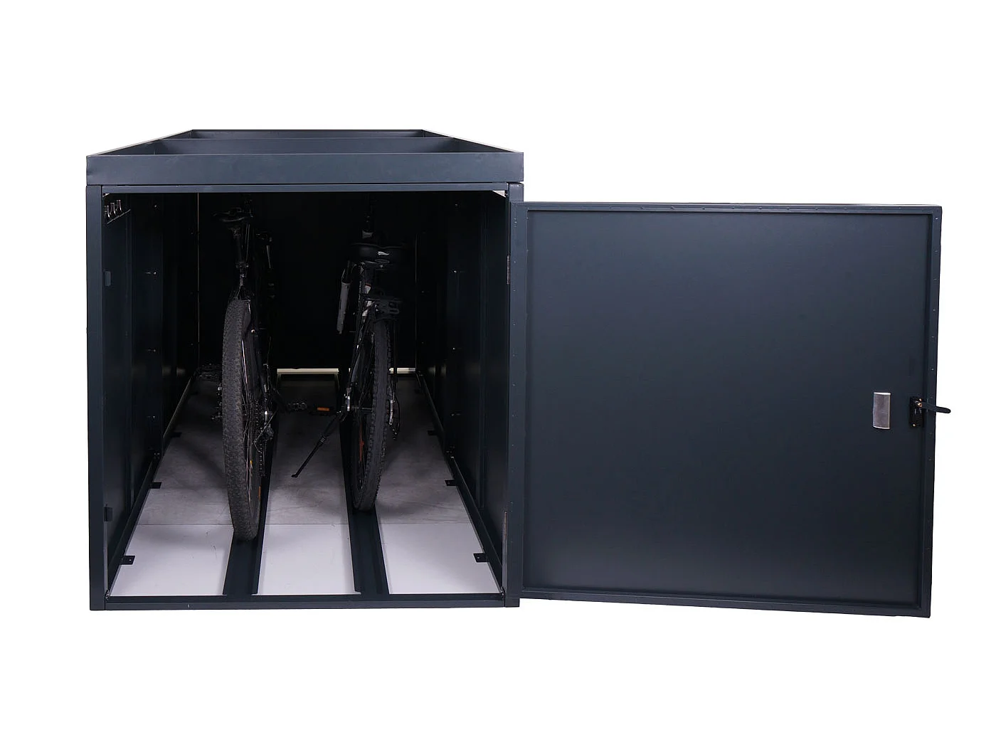 Fietsenstalling voor 2 fietsen MCW-L56b,  antraciet