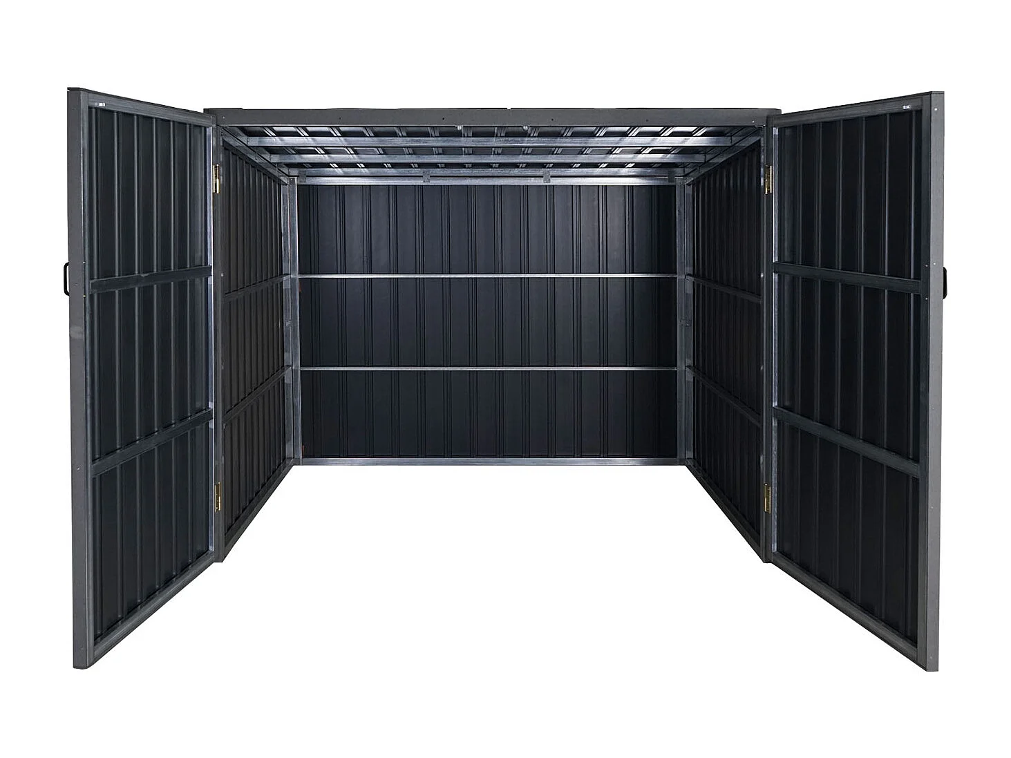 MCW-J29 garaż dla rowerów (2 szt.),  4 rowery 172x213x160cm szary