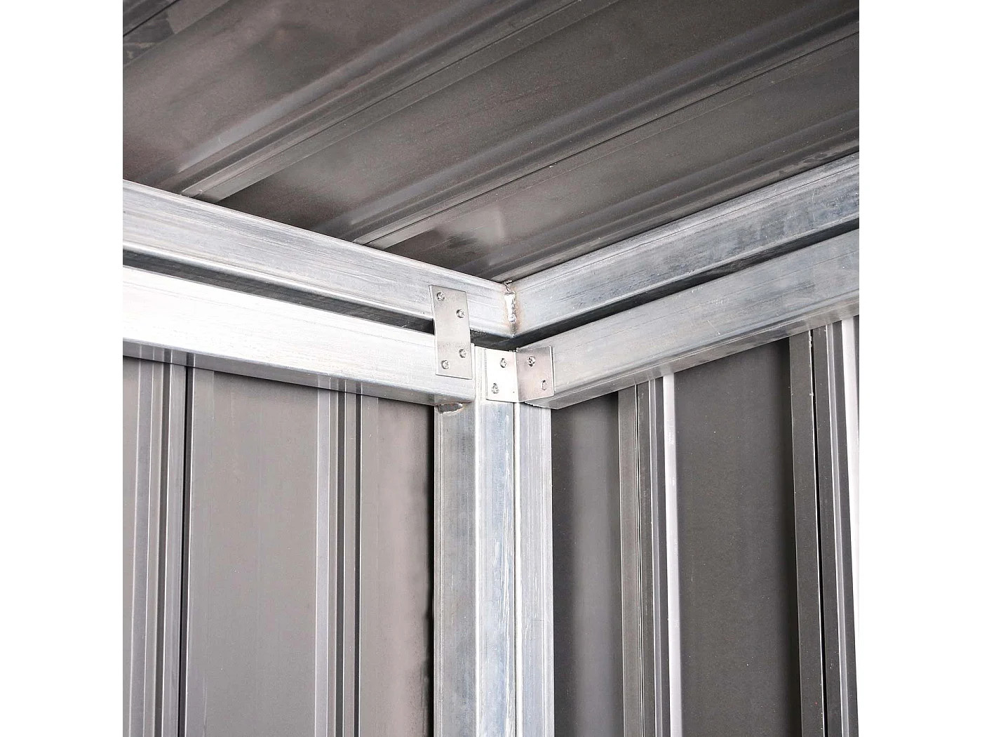 MCW-J29 garaż dla rowerów (2 szt.),  4 rowery 172x213x160cm szary