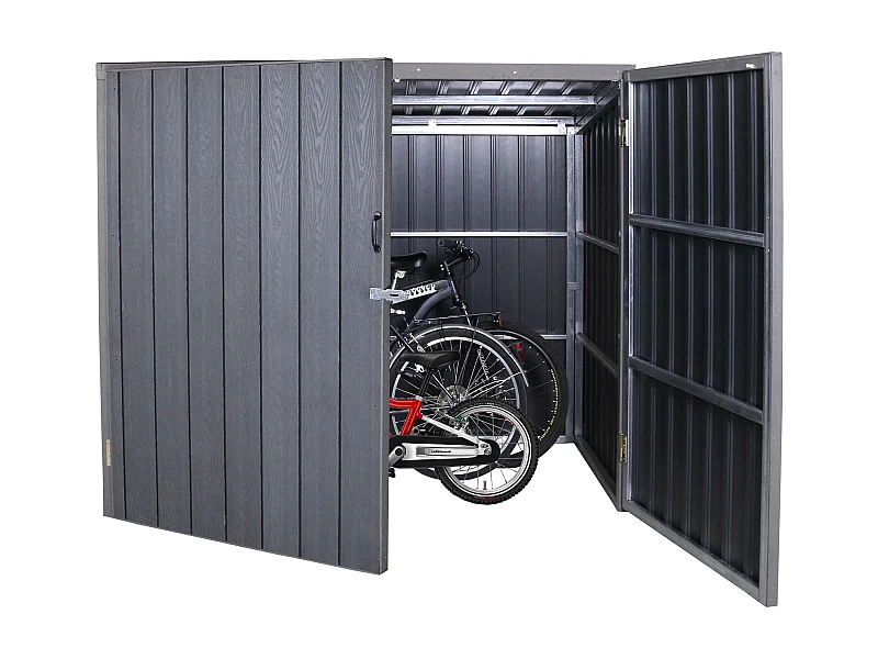 MCW-J29 garaż dla rowerów (2 szt.),  4 rowery 172x213x160cm szary
