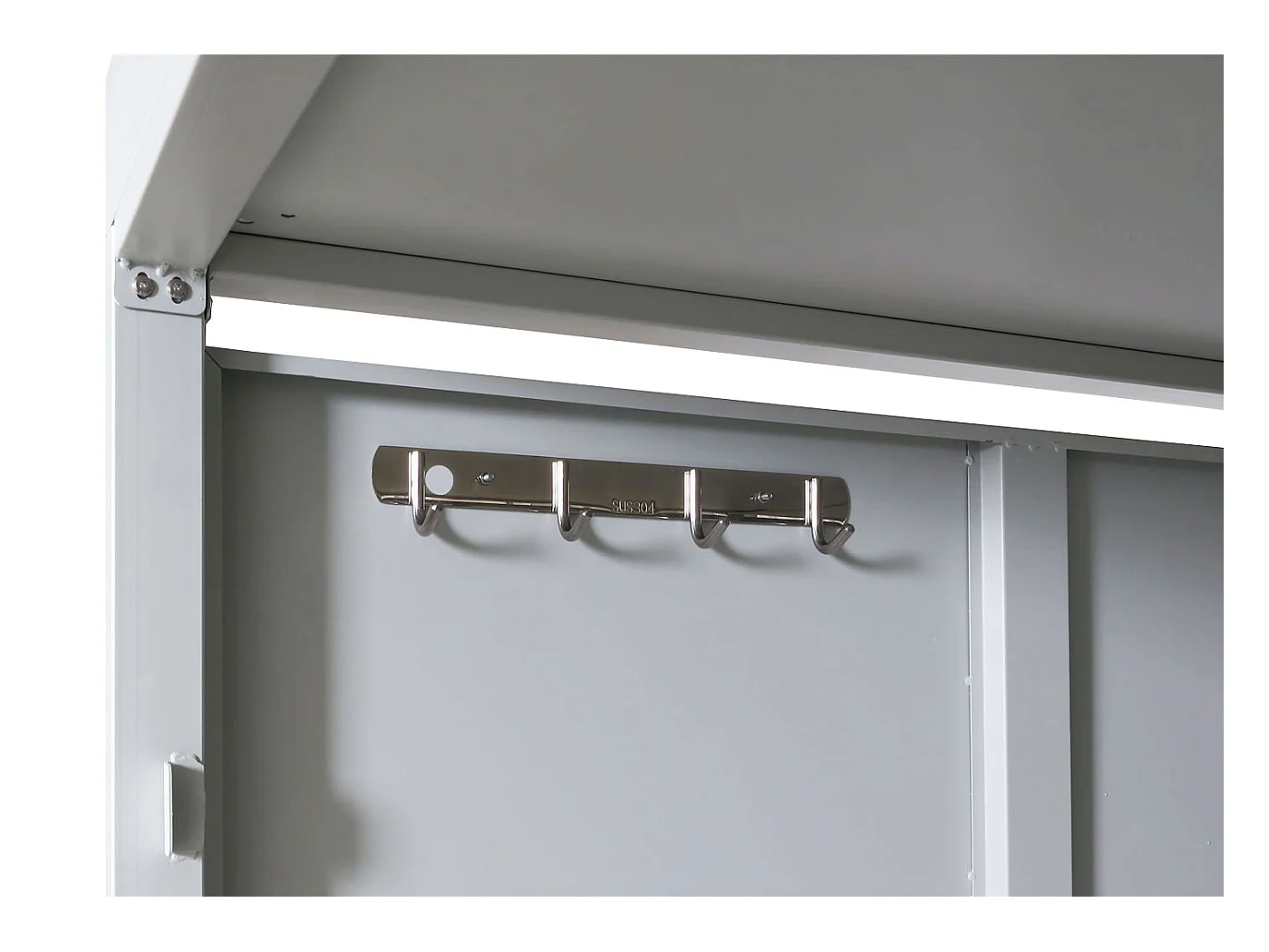 Garaż na 2 rowery Sadzarka MCW-L56b,  jasnoszary