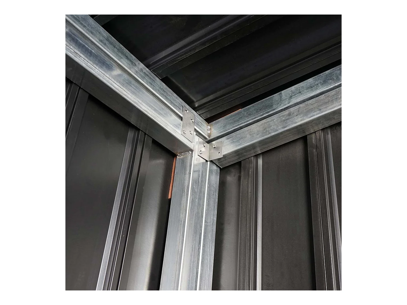 Fahrradgarage MCW-J29 (2er), 2 Räder 172x213x112cm anthrazit