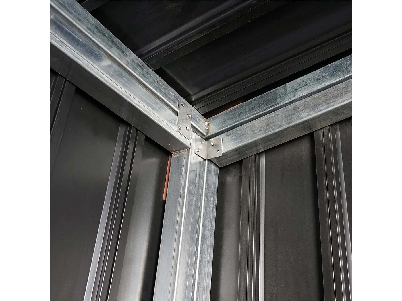 Fahrradgarage MCW-J29 (2er), 2 Räder 172x213x112cm anthrazit