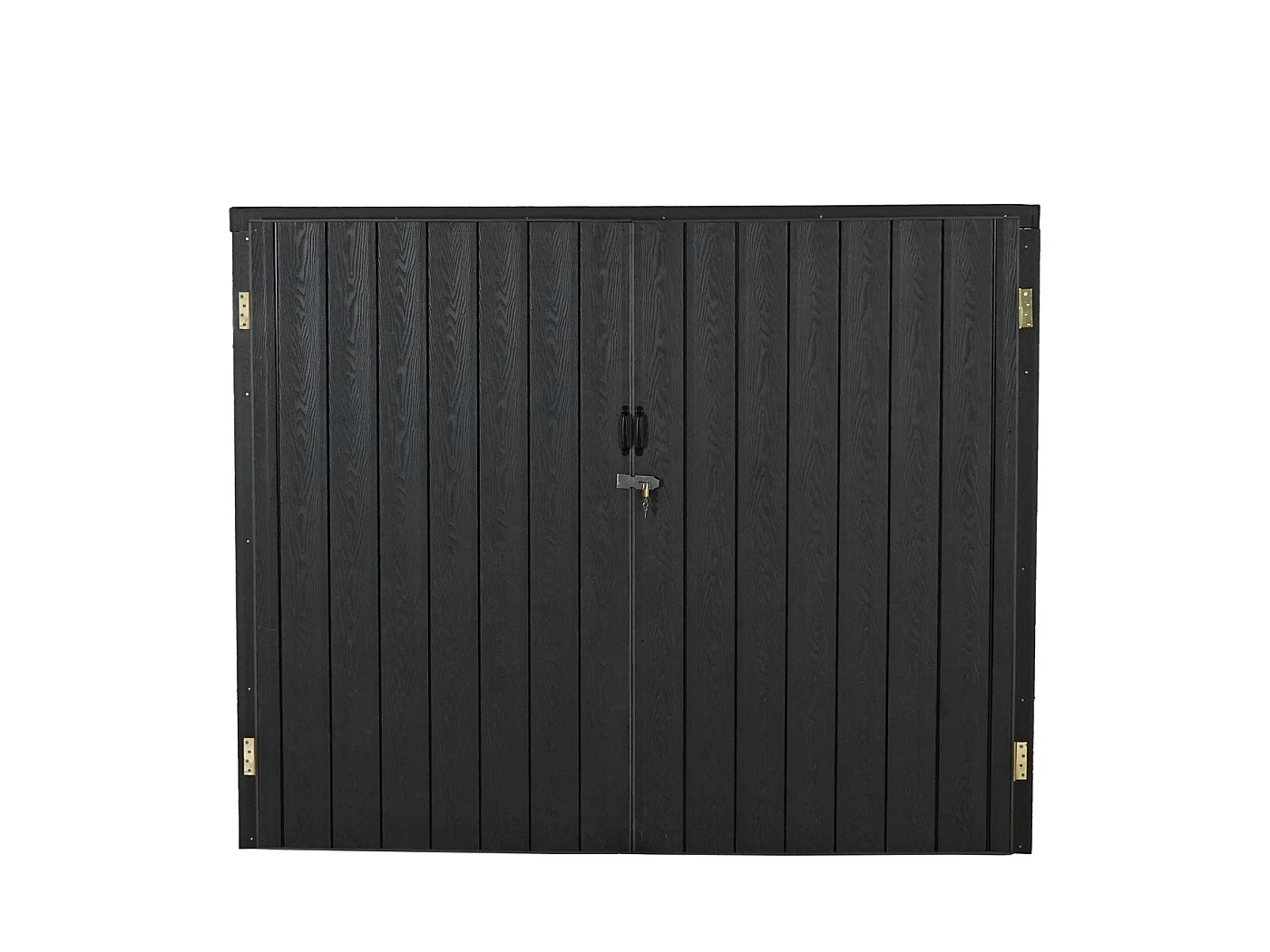 Garage armadio per biciclette serratura MCW-J29 acciaio ~ 2 bici 172x213x112cm antracite