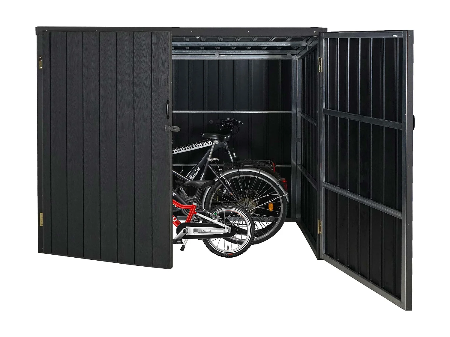 MCW-J29 garaż dla rowerów (2 szt.),  4 rowery 172x213x160cm antracyt