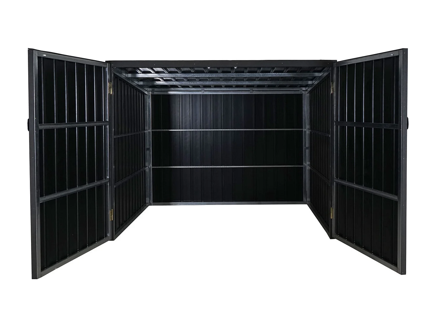 Fahrradgarage MCW-J29 (4er), 4 Räder 172x213x160cm anthrazit