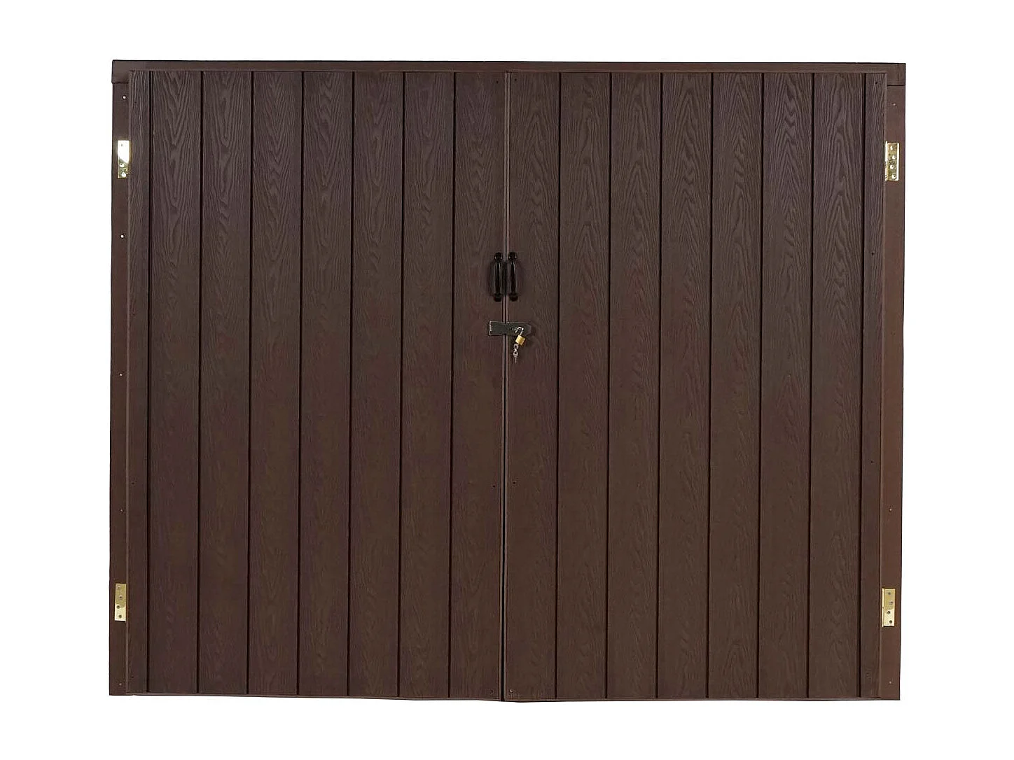 MCW-J29 bicycle garage (for 2 bikes),  holds 2 bikes, 172x213x112cm, brown