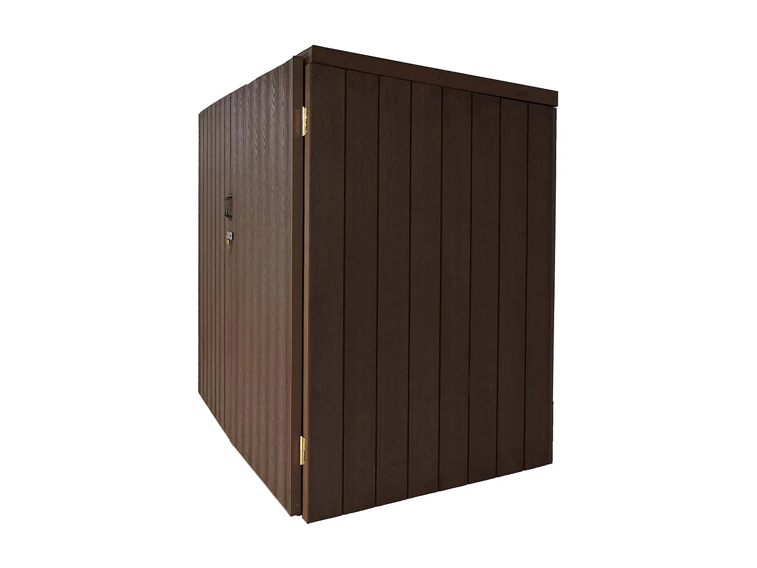 MCW-J29 bicycle garage (for 2 bikes),  holds 2 bikes, 172x213x112cm, brown
