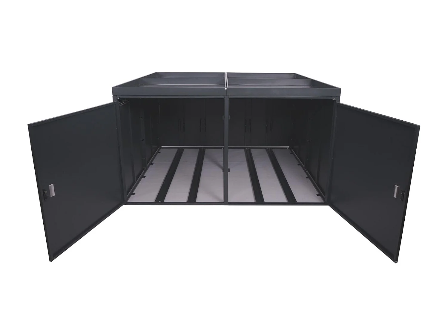 Garaż na 4 rowery Sadzarka MCW-L56b,  antracyt