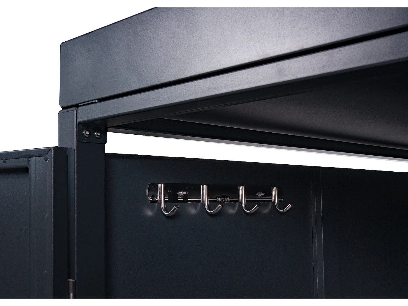 Fietsgarage voor 4 fietsen MCW-L56b,  antraciet