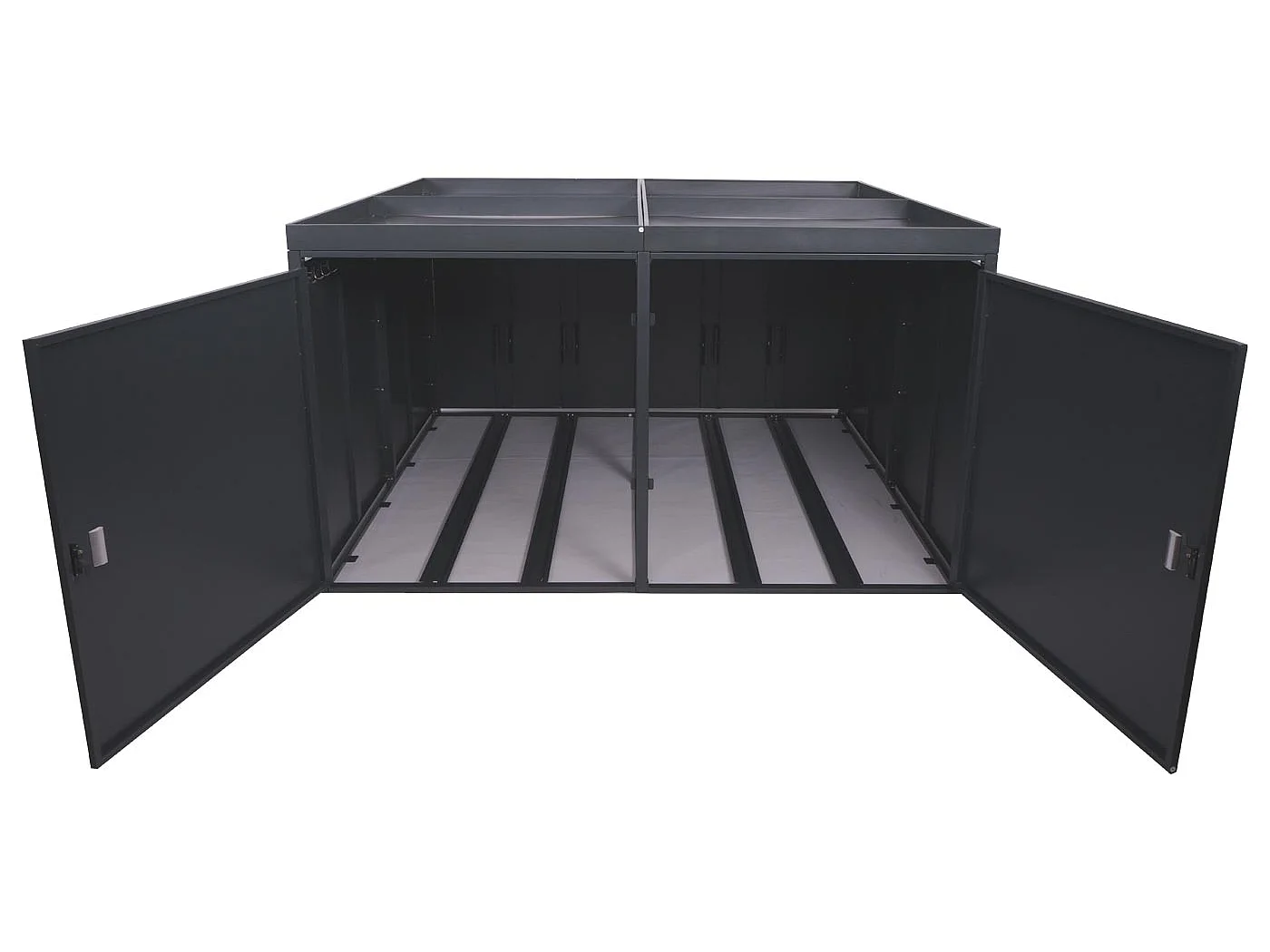 Fietsgarage voor 4 fietsen MCW-L56b,  antraciet