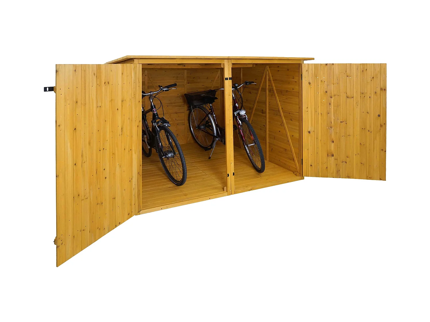 Garage voor 2 fietsen MCW-H60,  bruin