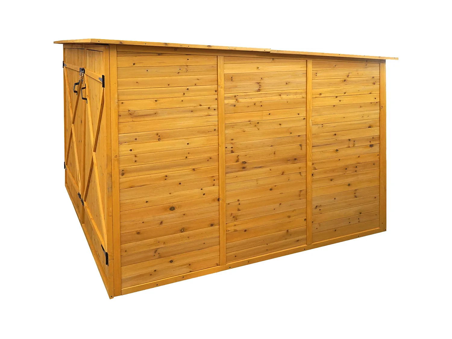 Garage voor 2 fietsen MCW-H60,  bruin