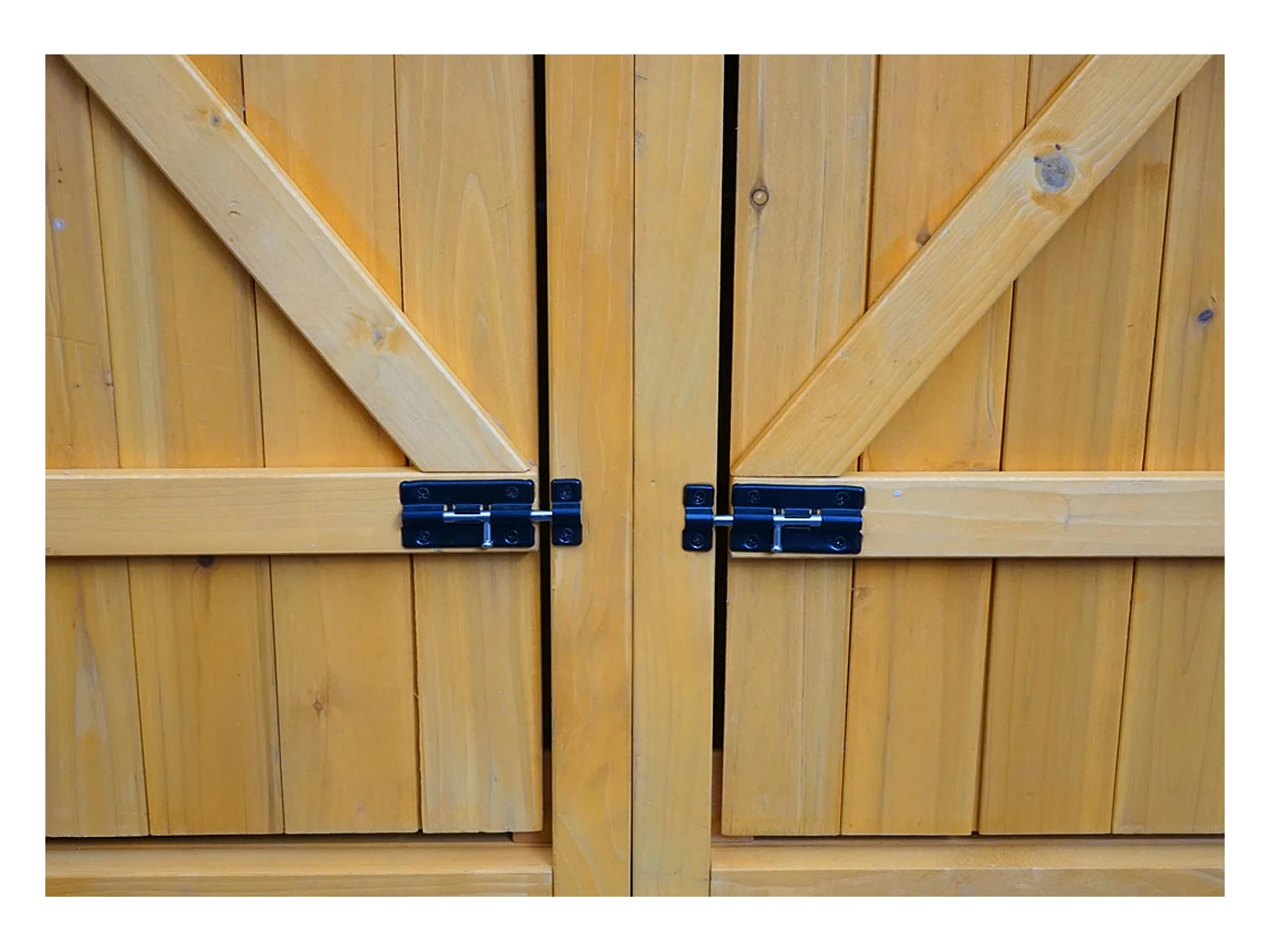 Garage voor 2 fietsen MCW-H60,  bruin