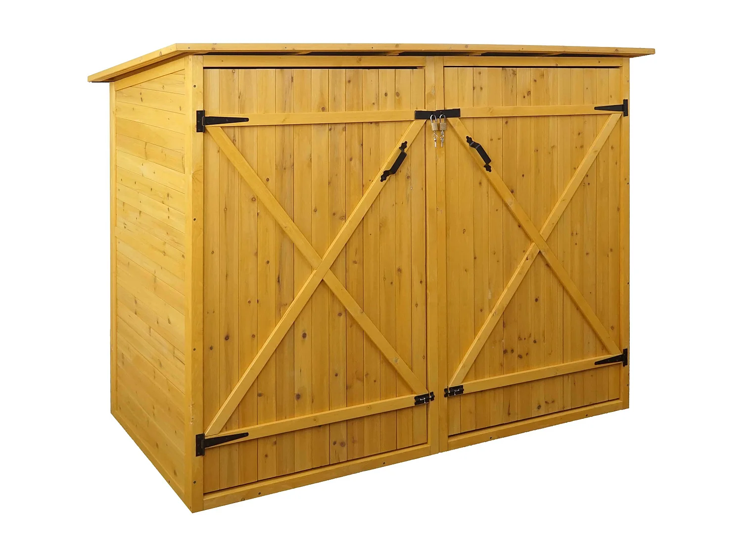 1er-Fahrradgarage MCW-H60, Braun