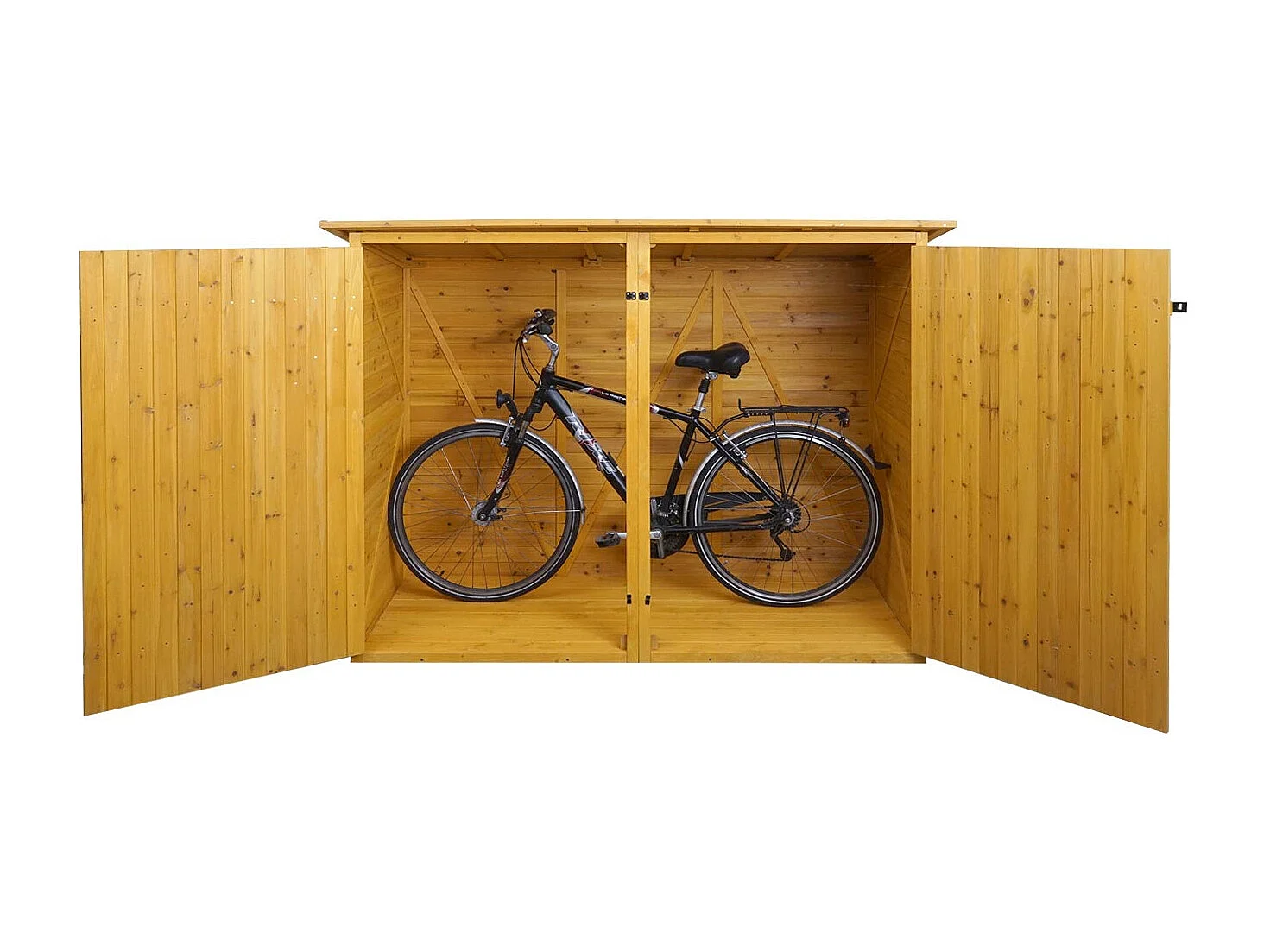 1er-Fahrradgarage MCW-H60, Braun