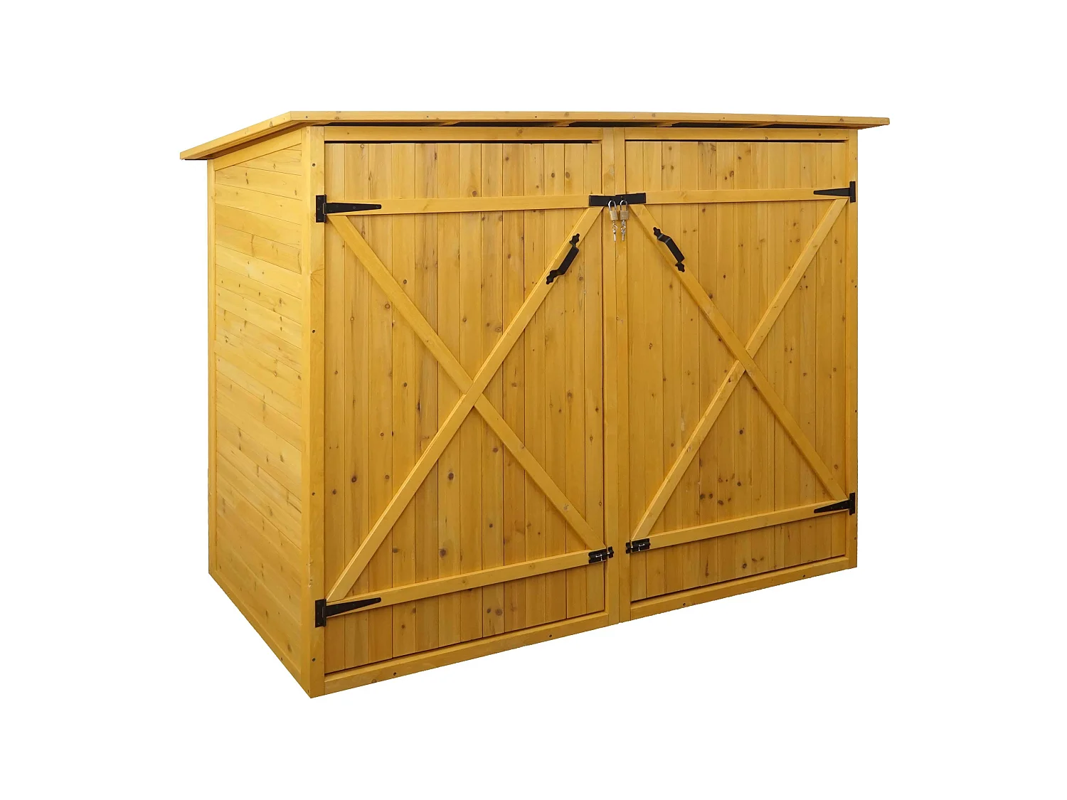 1er-Fahrradgarage MCW-H60, Braun