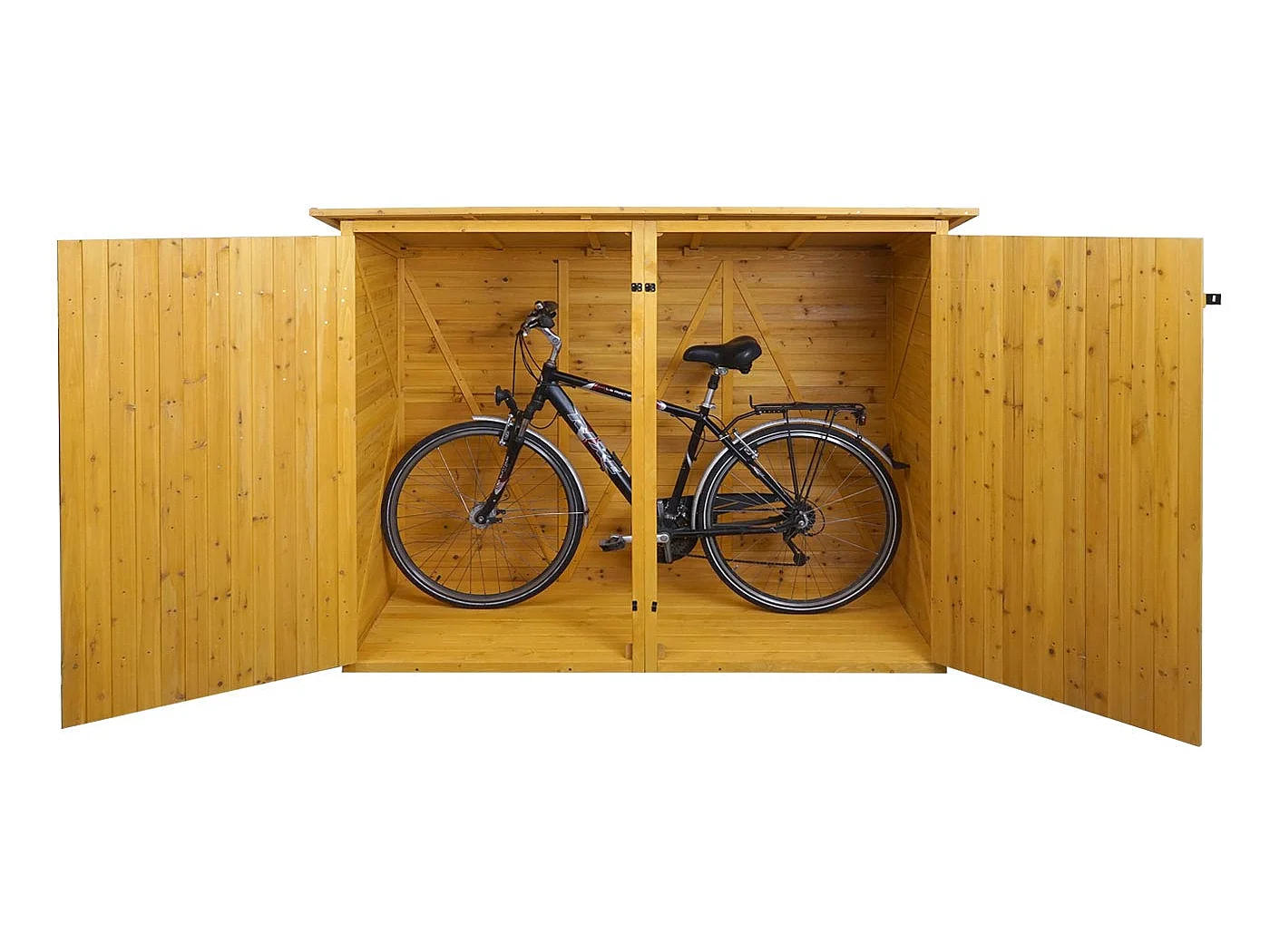 1er-Fahrradgarage MCW-H60, Braun