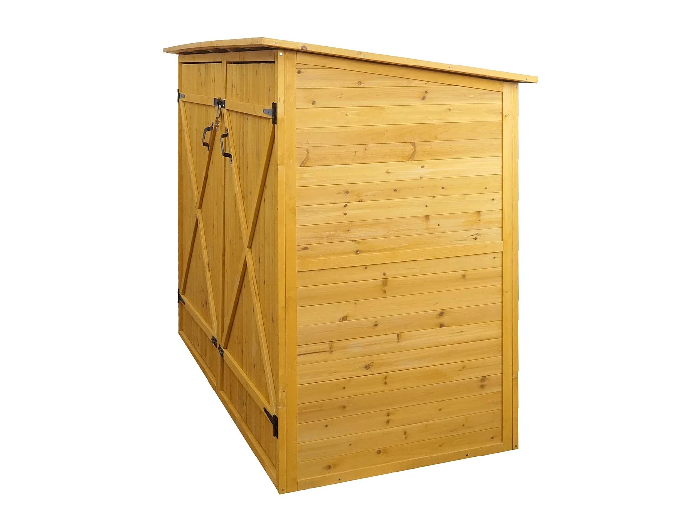 1er-Fahrradgarage MCW-H60, Braun