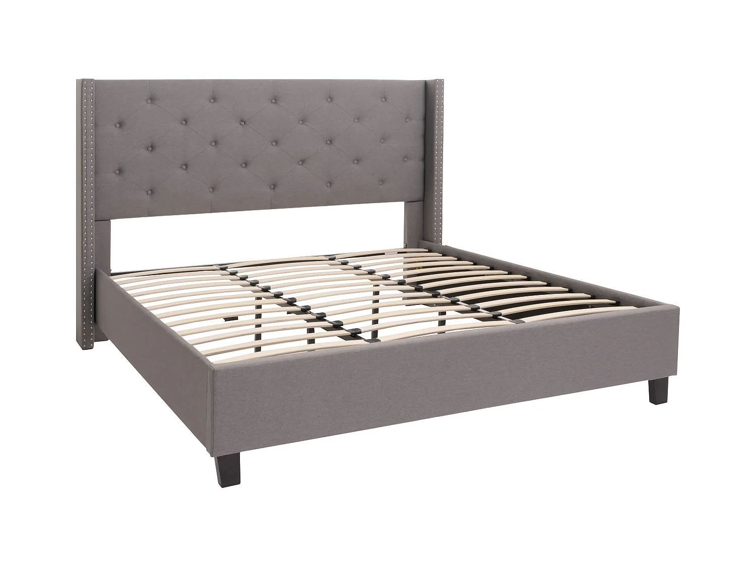 Polsterbett MCW-N59, Grau