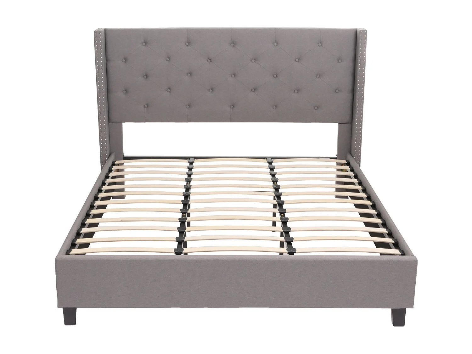 Polsterbett MCW-N59, Grau