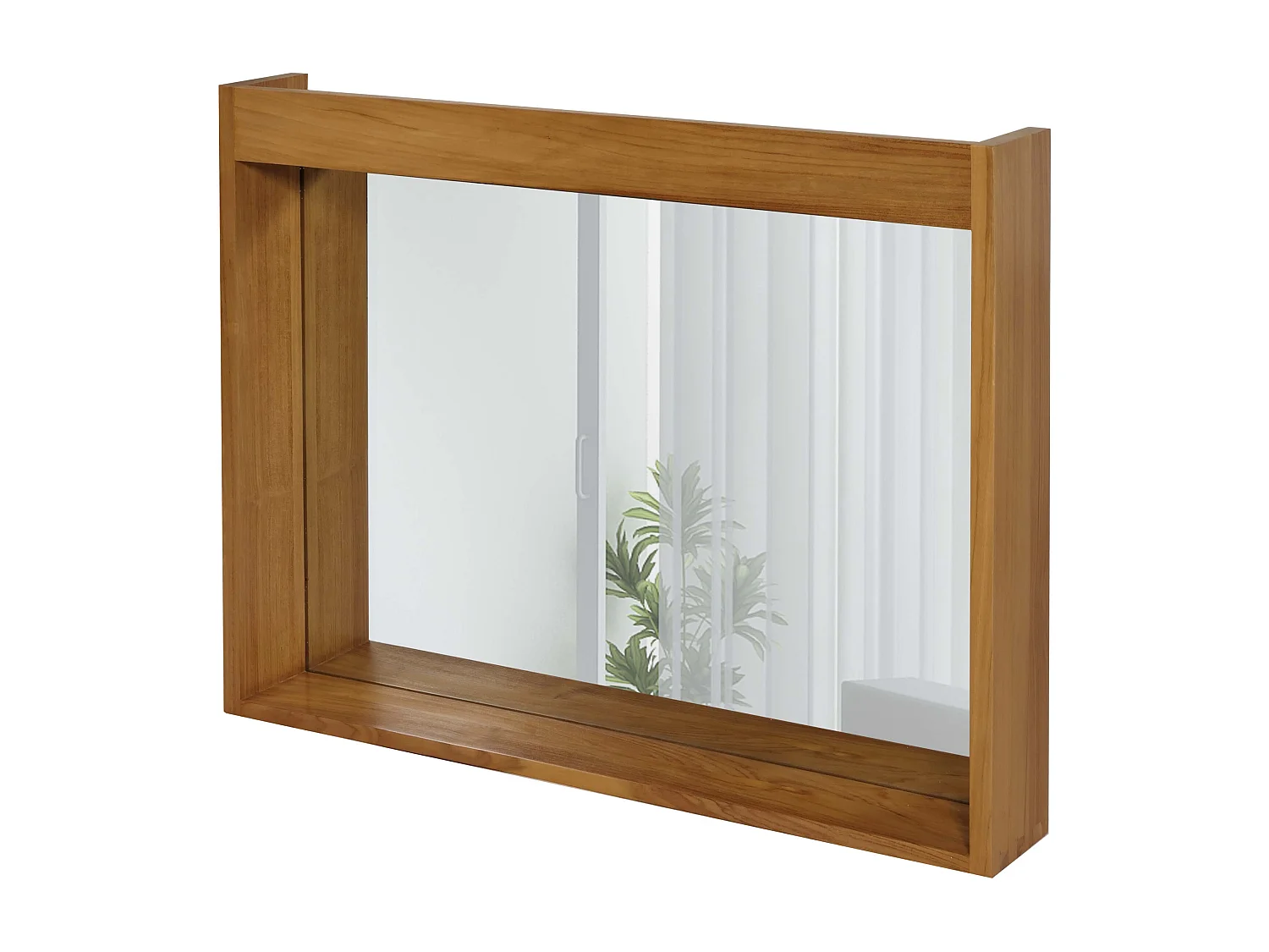 Teak-Wandspiegel MCW-M75