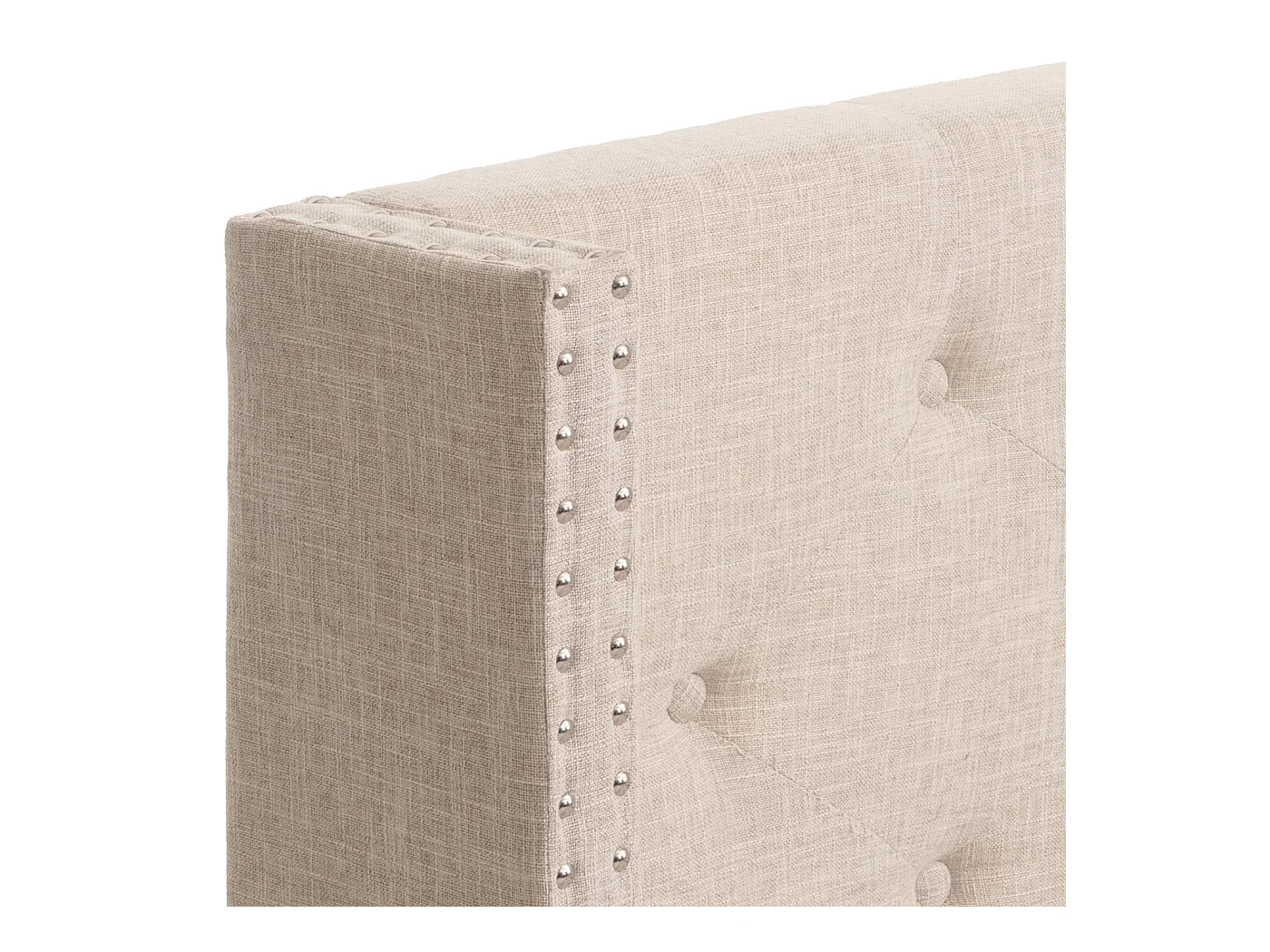Polsterbett MCW-N59, Creme-beige