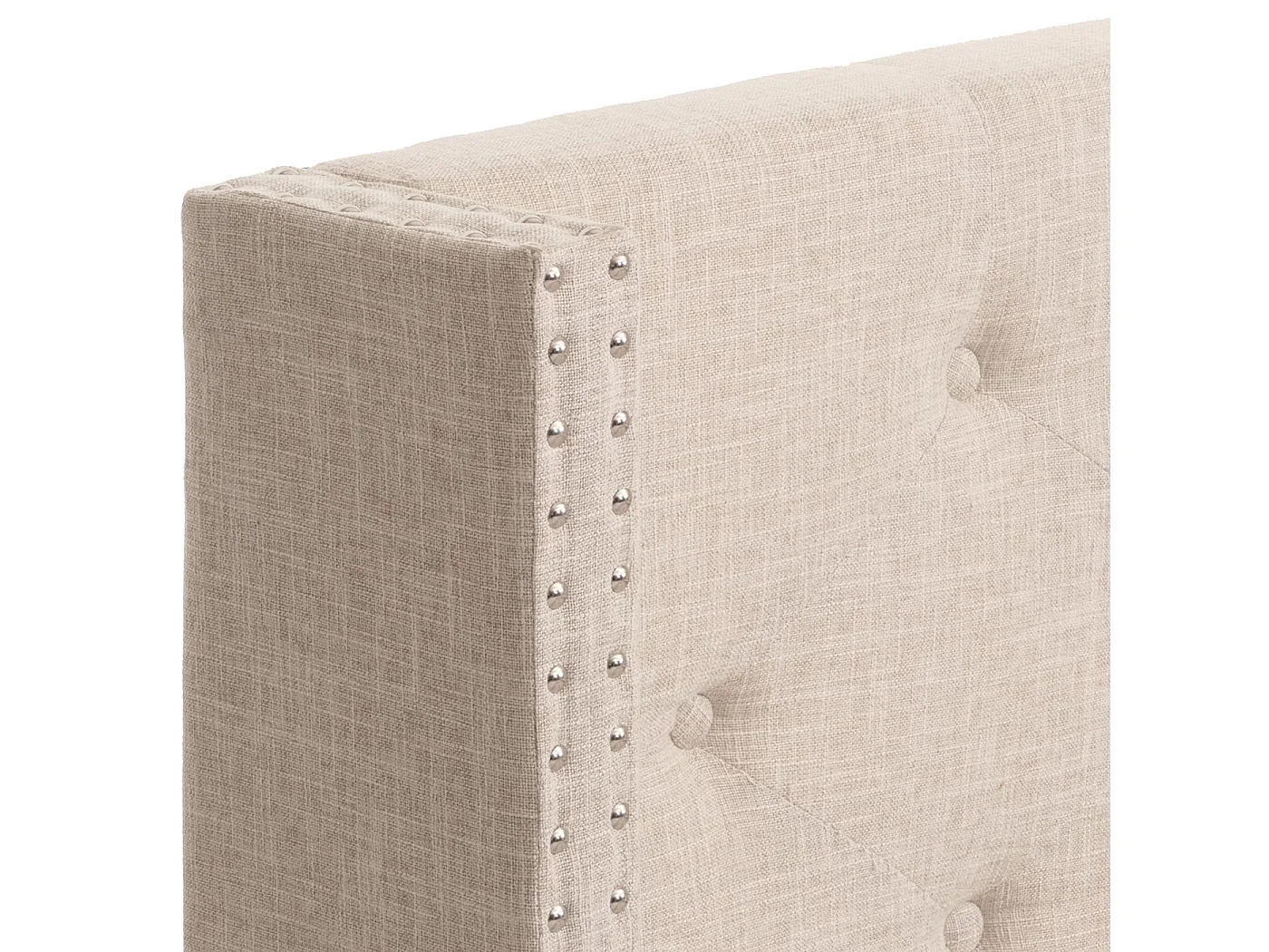 Polsterbett MCW-N59, Creme-beige