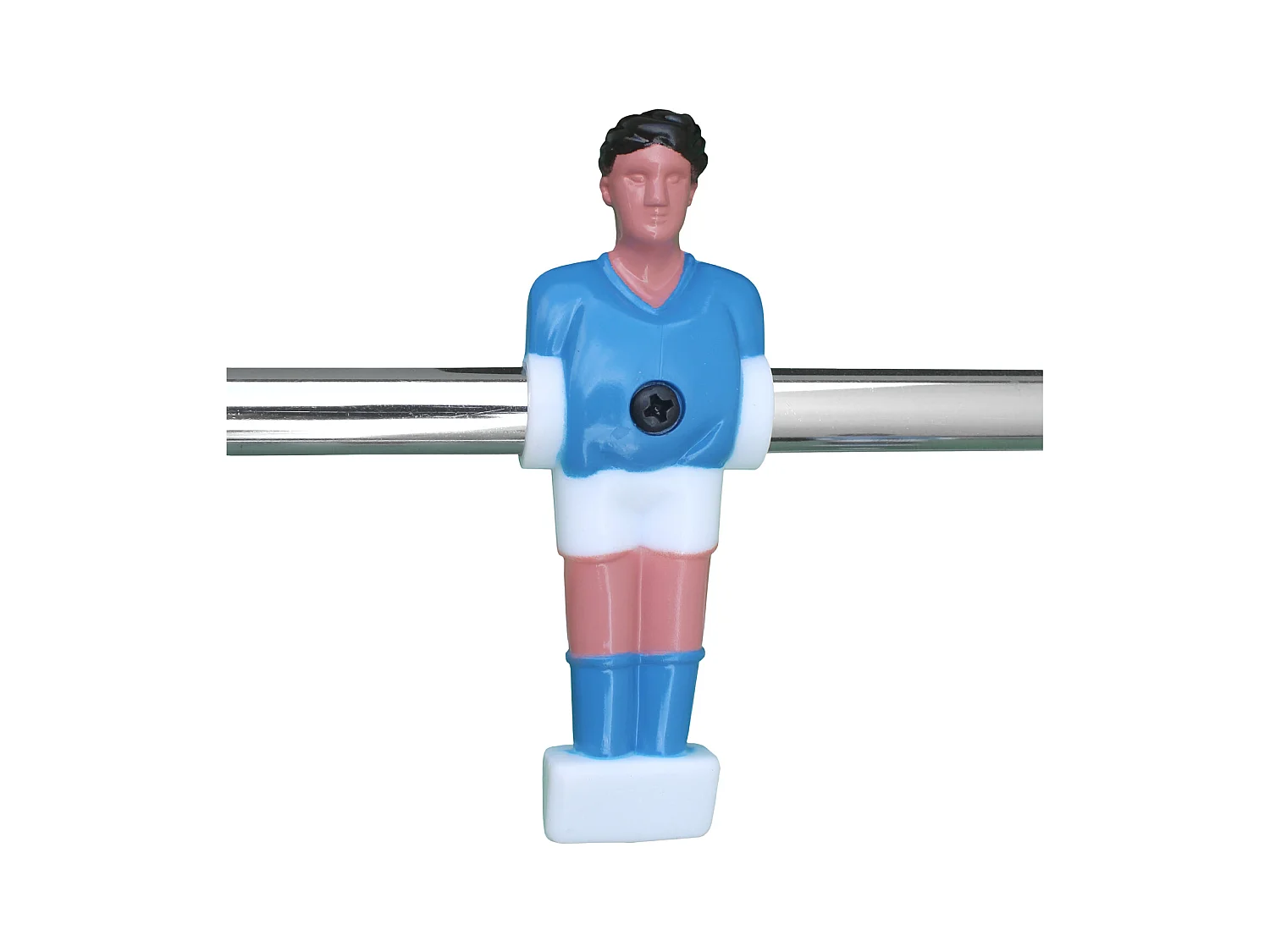 Baby-foot 120cm blanc et bois - HAPPY GARDEN