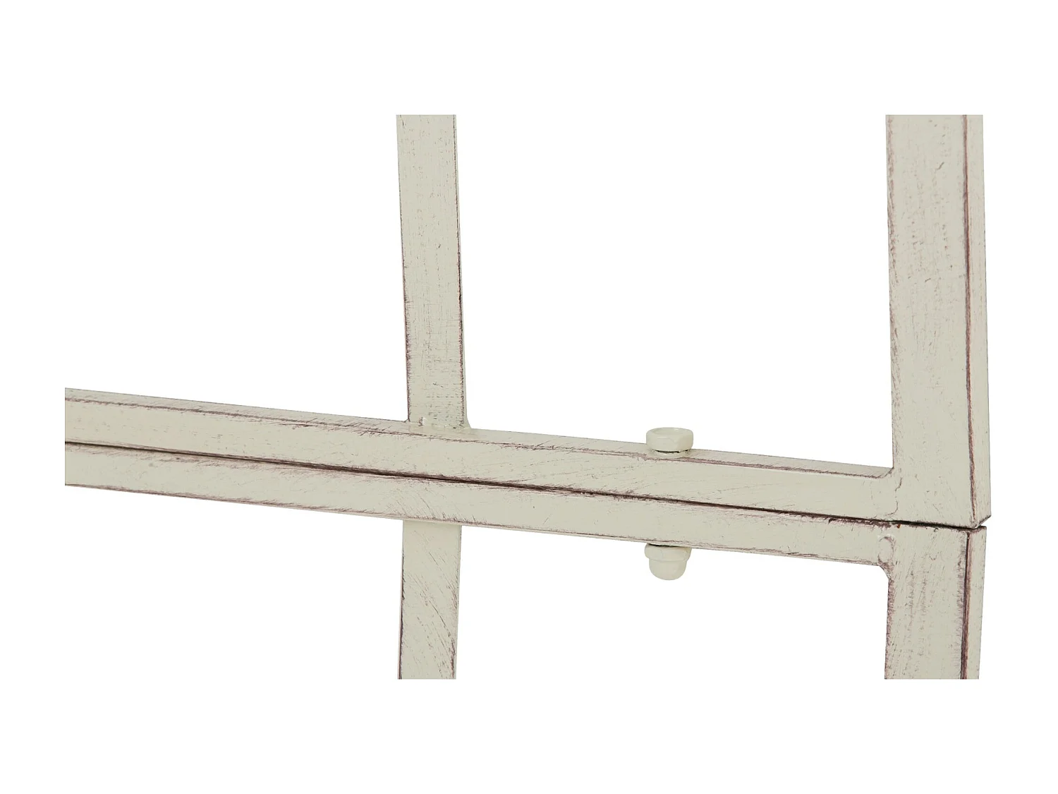 Set de 2 treillis métal crème 40 x 1 x 198 cm 10_0003849