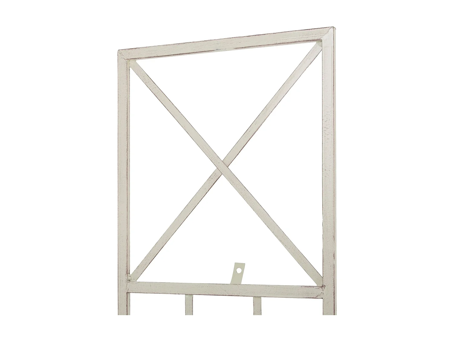 Set de 2 treillis métal crème 40 x 1 x 198 cm 10_0003849