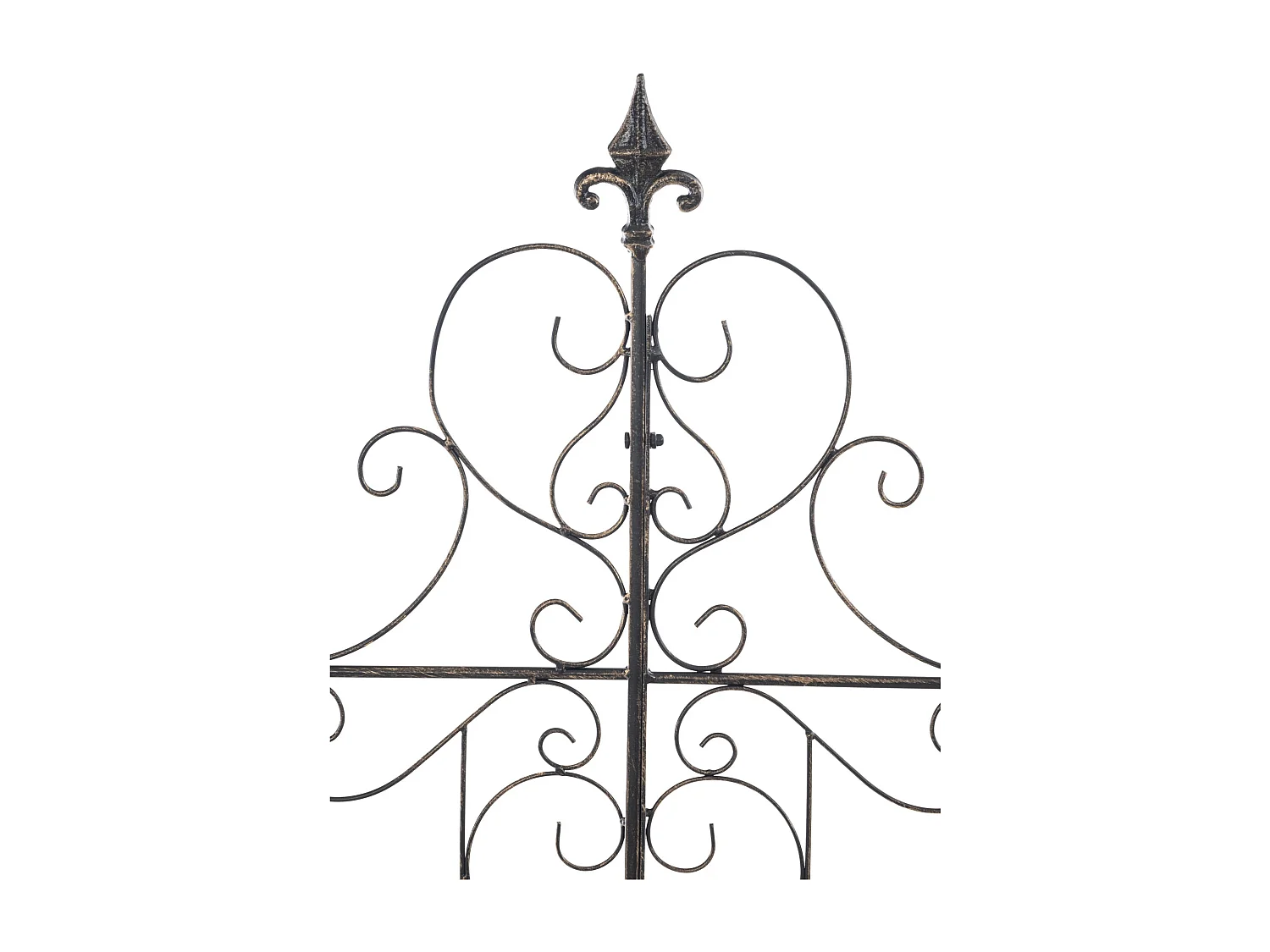 Lot de 2 treillis métal bronze 99 x 1 x 133 cm 10_0003838