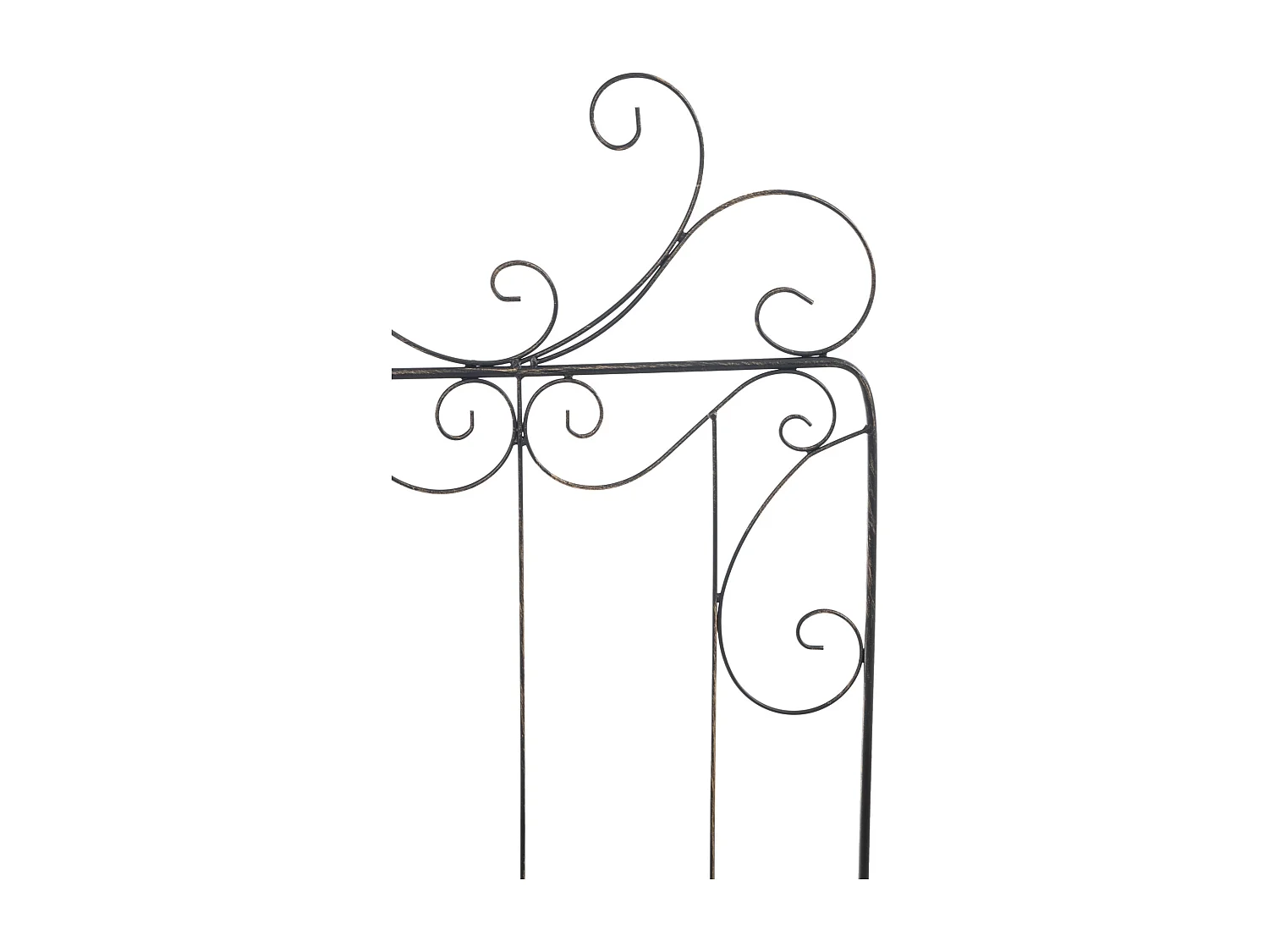 Lot de 2 treillis métal bronze 99 x 1 x 133 cm 10_0003838