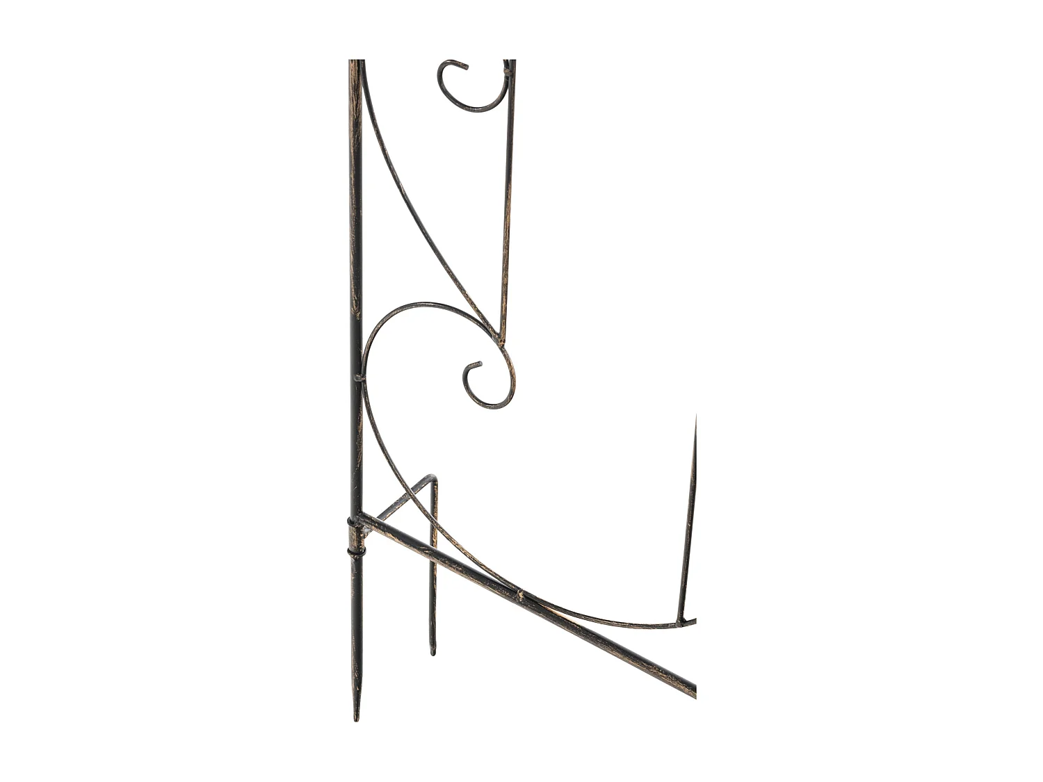 Lot de 2 treillis métal bronze 99 x 1 x 133 cm 10_0003838