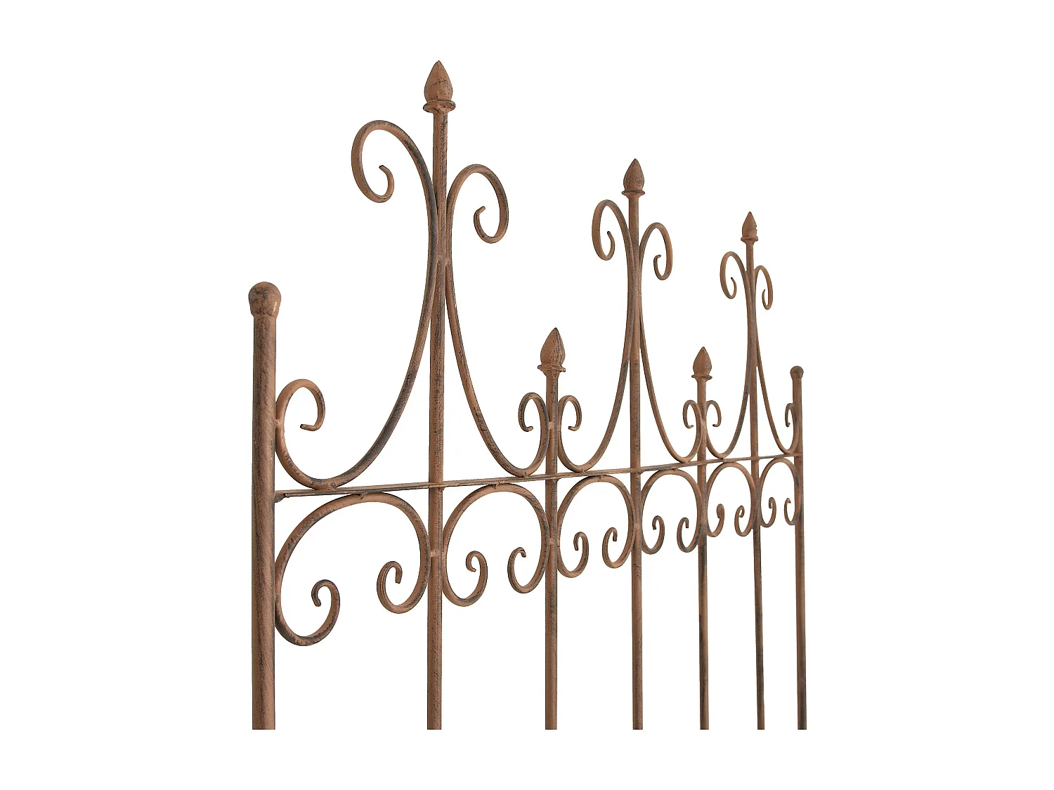 Treillis de jardin support métal marron 100 x 1.5 x 150 cm 10_0003879