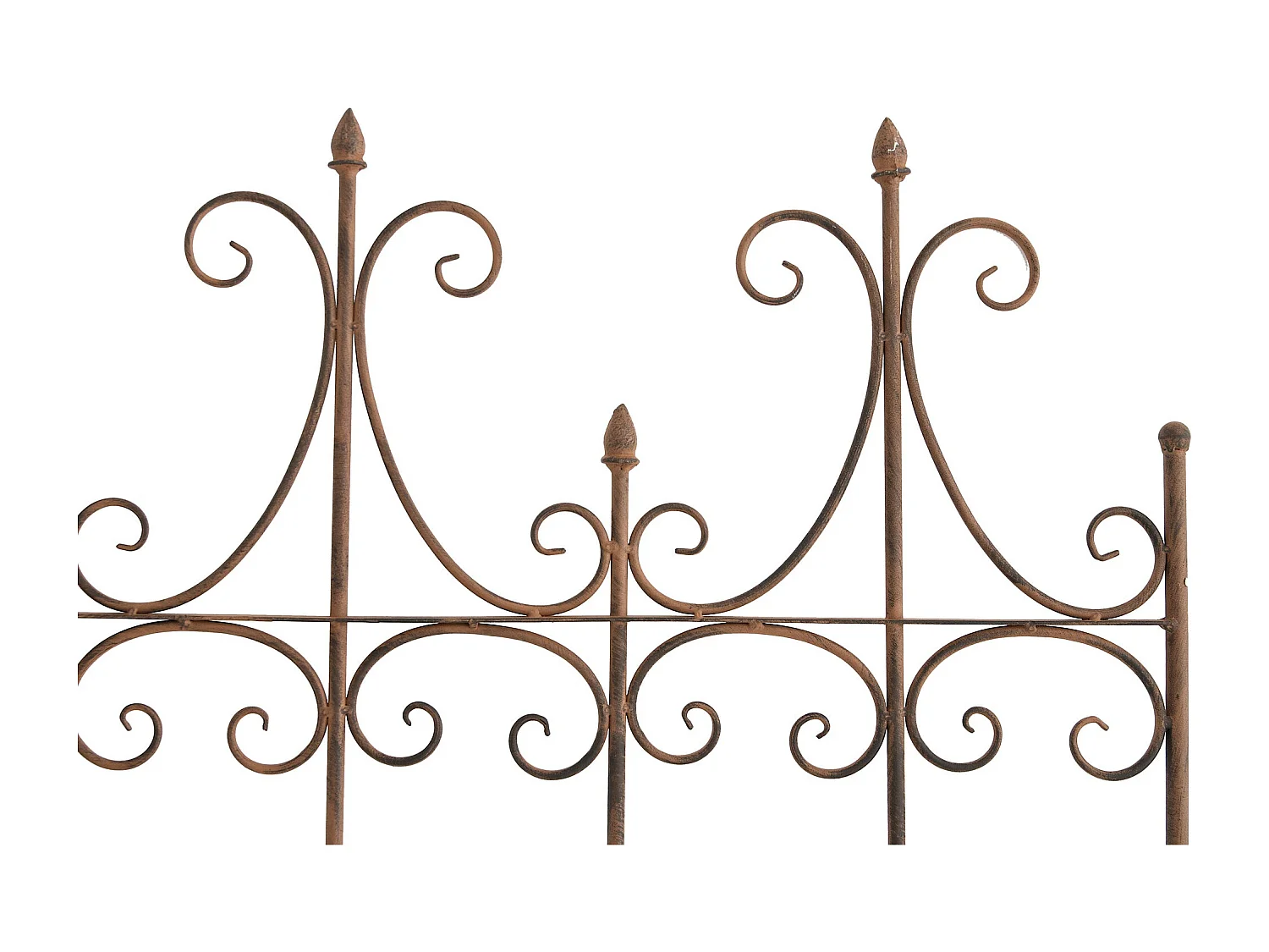 Treillis de jardin support métal marron 100 x 1.5 x 150 cm 10_0003879