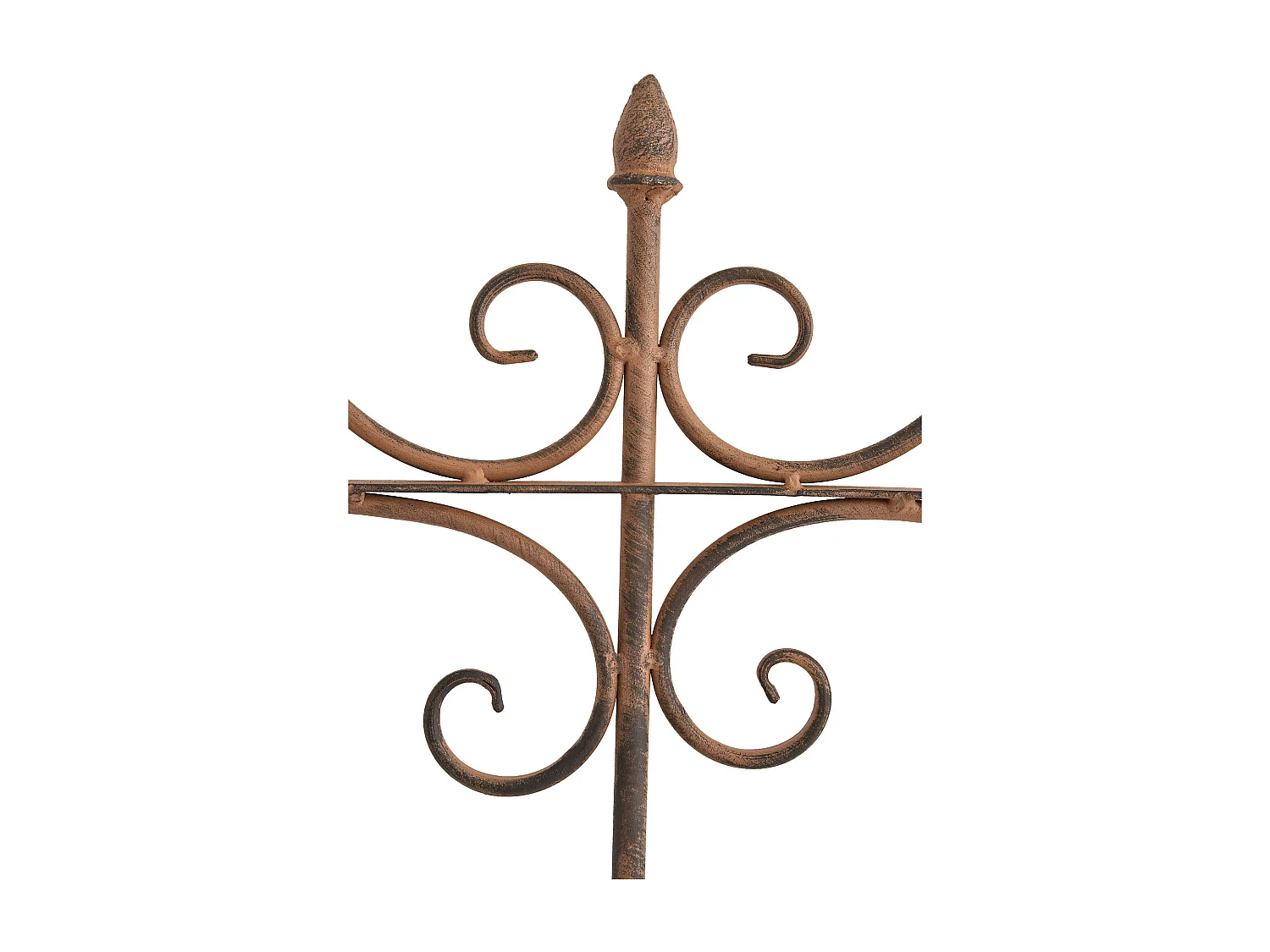 Treillis de jardin support métal marron 100 x 1.5 x 150 cm 10_0003879