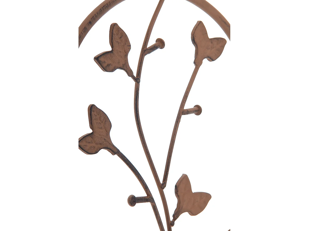 Lot de 2 treillis métal marron 35 x 1 x 122 cm 10_0003825