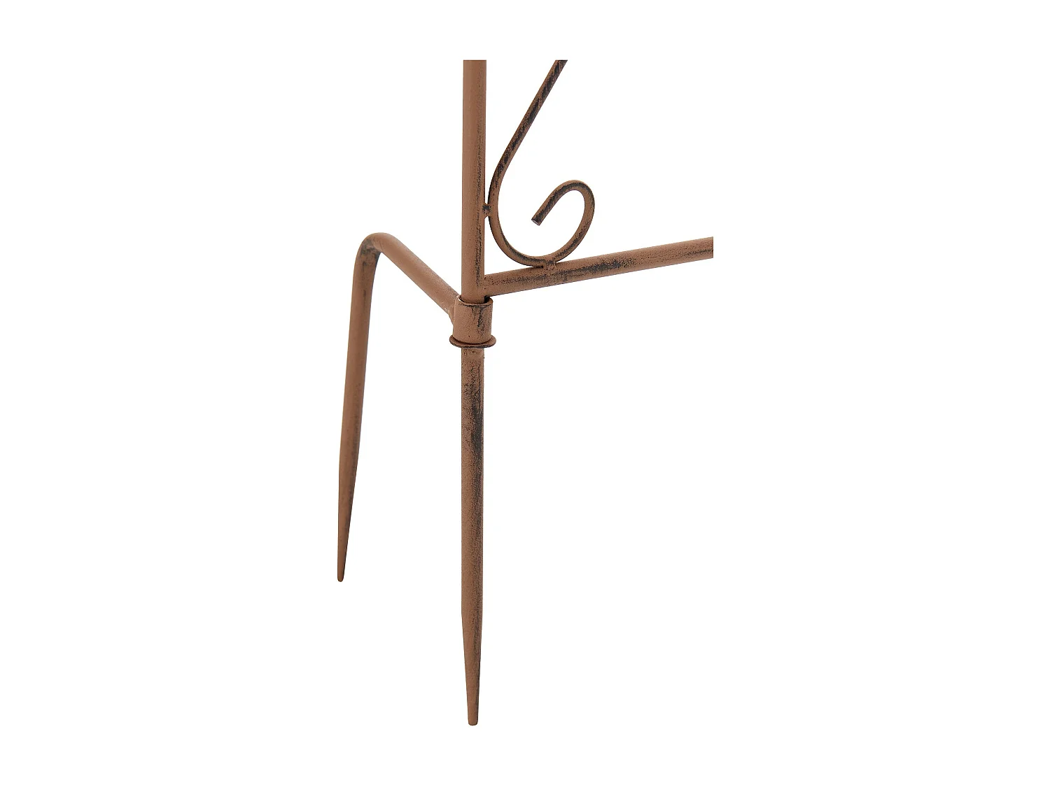 Lot de 2 treillis métal marron 35 x 1 x 122 cm 10_0003825