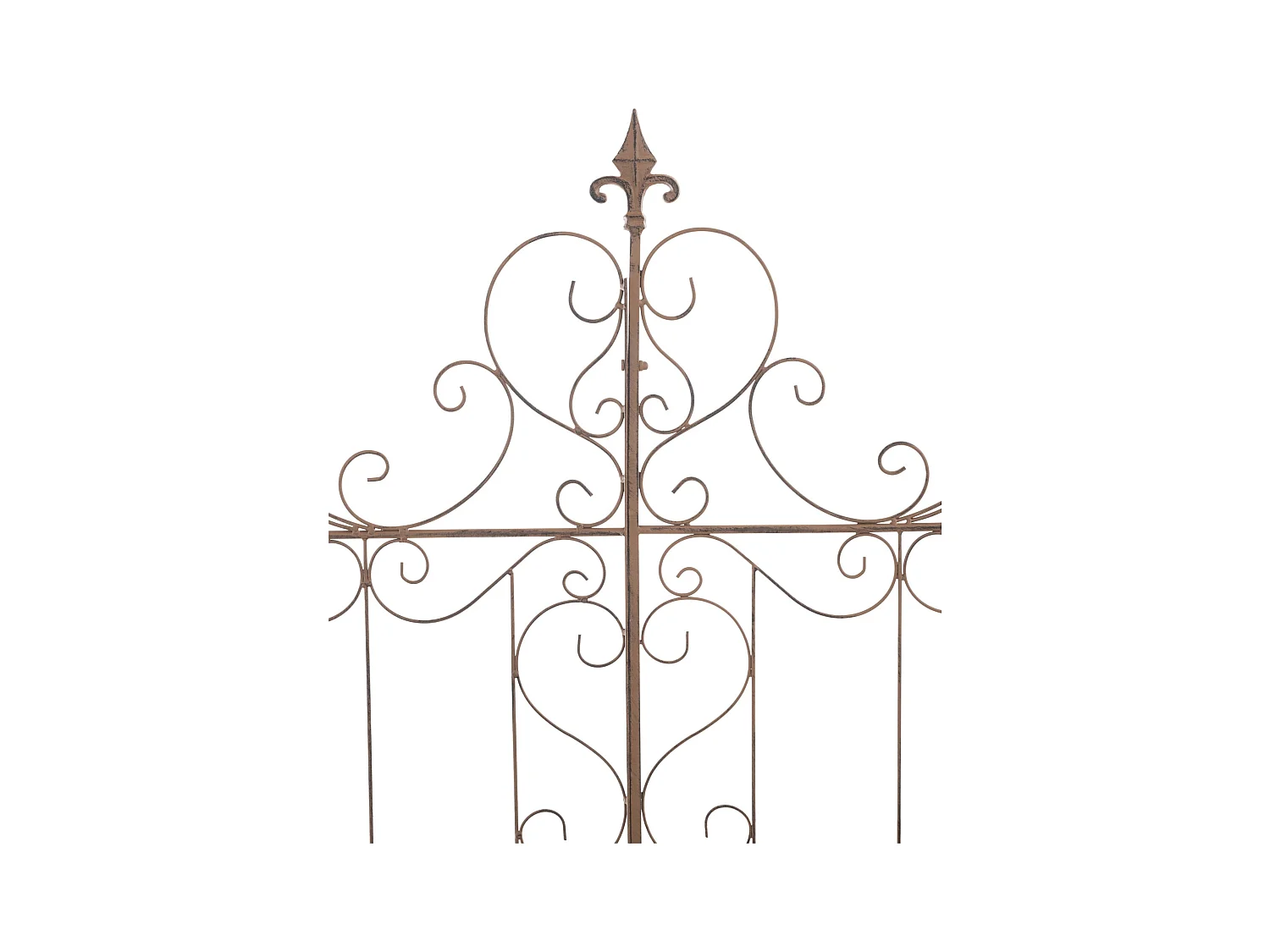 Lot de 2 treillis métal marron 99 x 1 x 133 cm 10_0003836