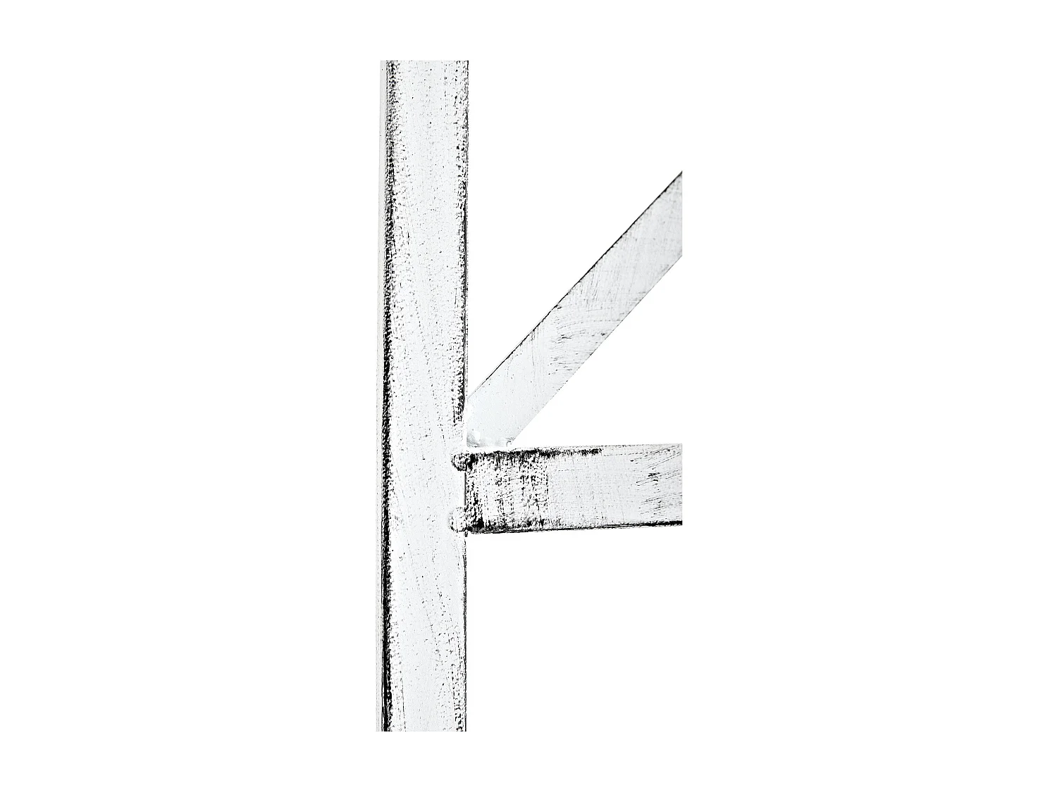 Set de 2 treillis métal blanche 40 x 1 x 198 cm 10_0003847